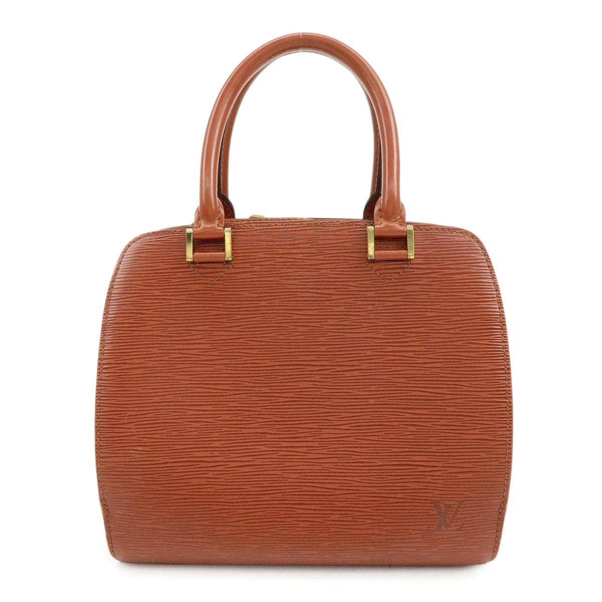 Luois Vuitton Epi Leather Pont Neuf Hand Bag Kenya Brown M52053