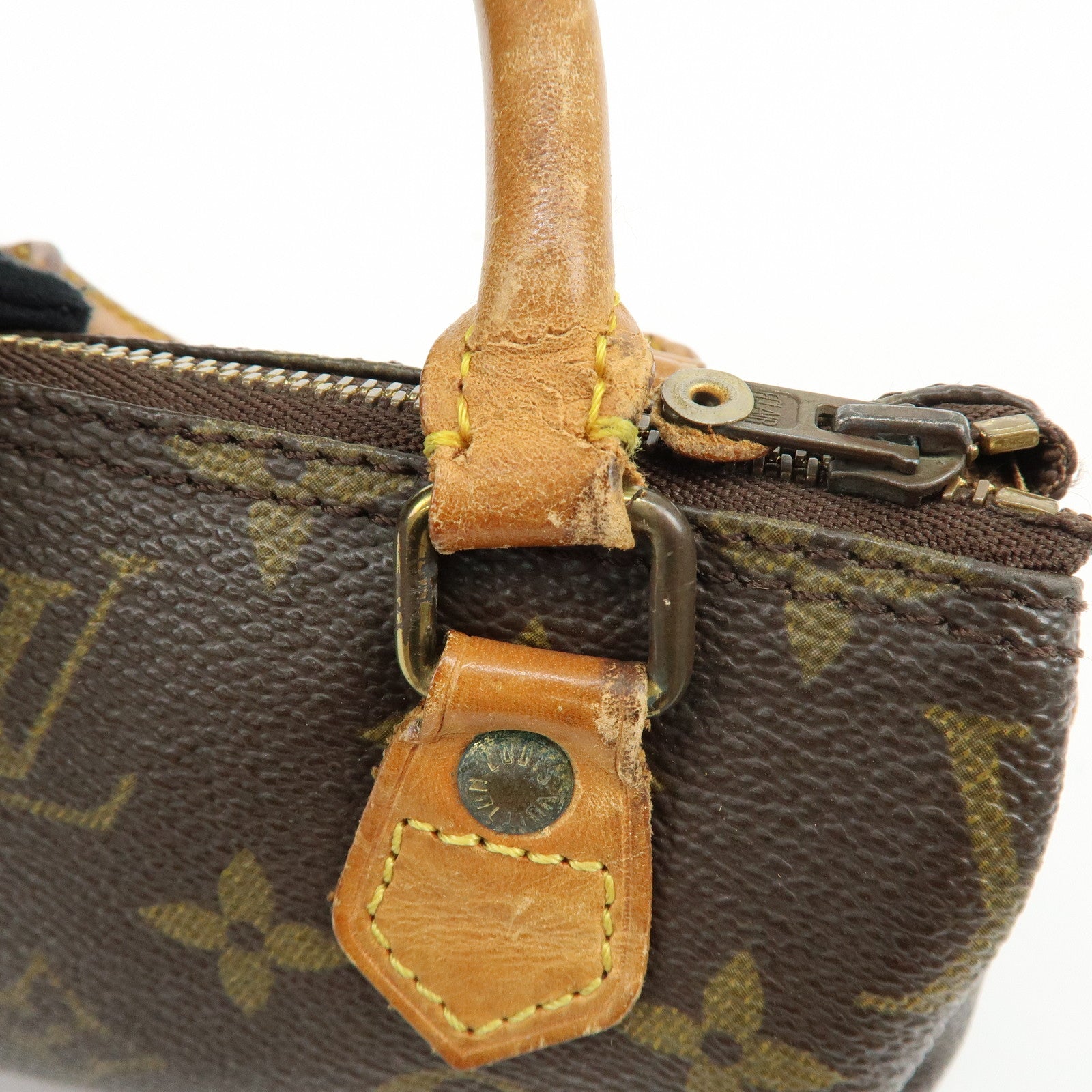 Louis Vuitton Monogram Mini Speedy Hand Bag Brown M41534 J75011 Lot