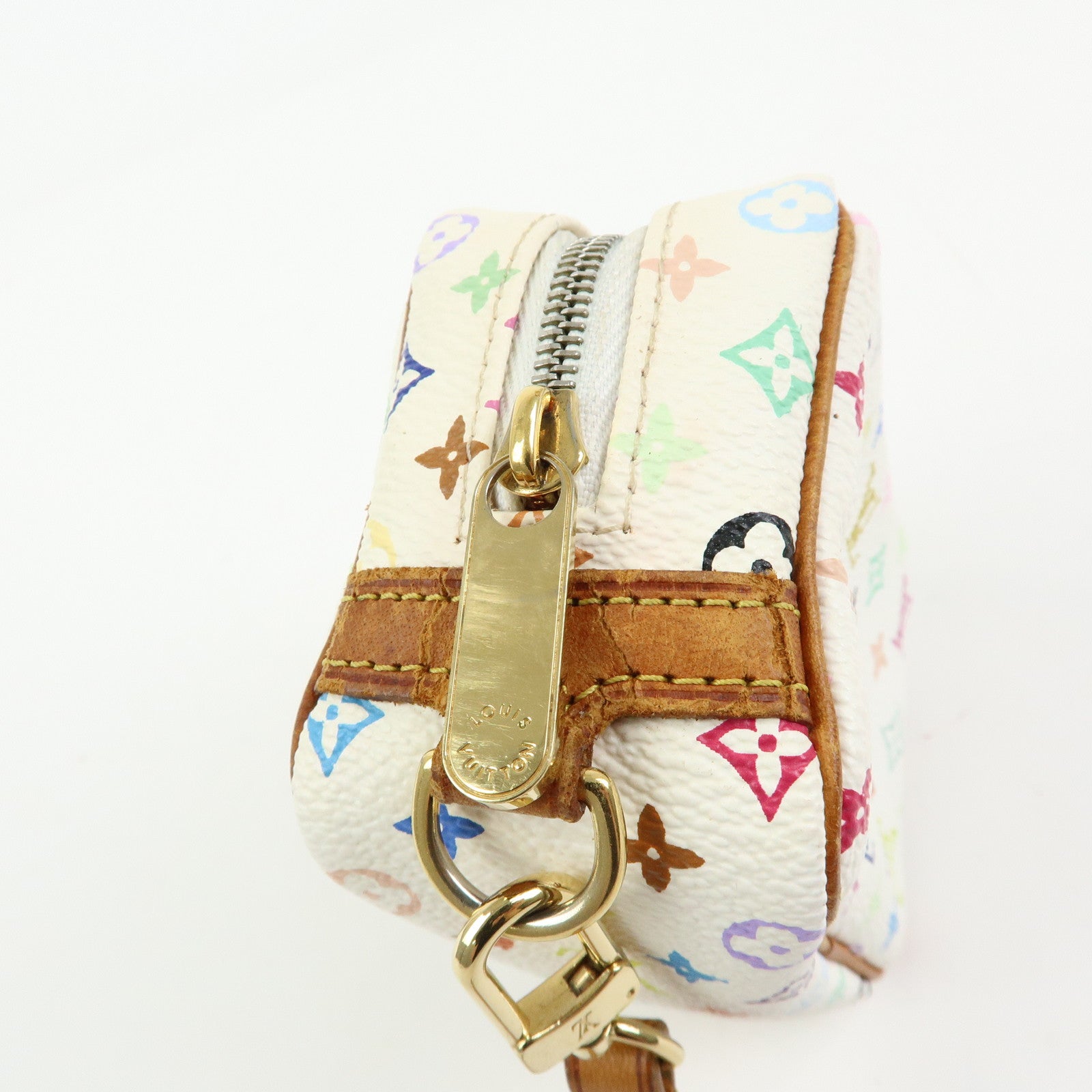 Louis Vuitton Monogram Multicolor Trousse Wapity Pouch Blanc M58033