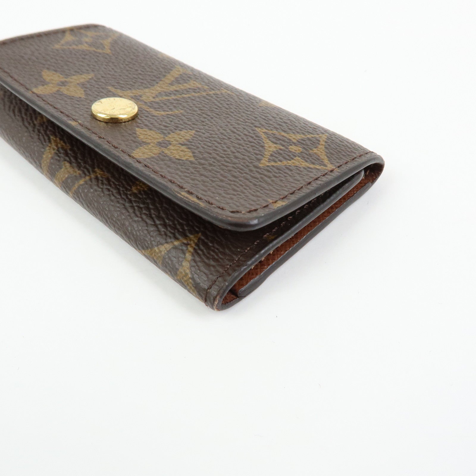 Louis Vuitton Monogram Multicles 4 Key Case Key Holder Brown M6263