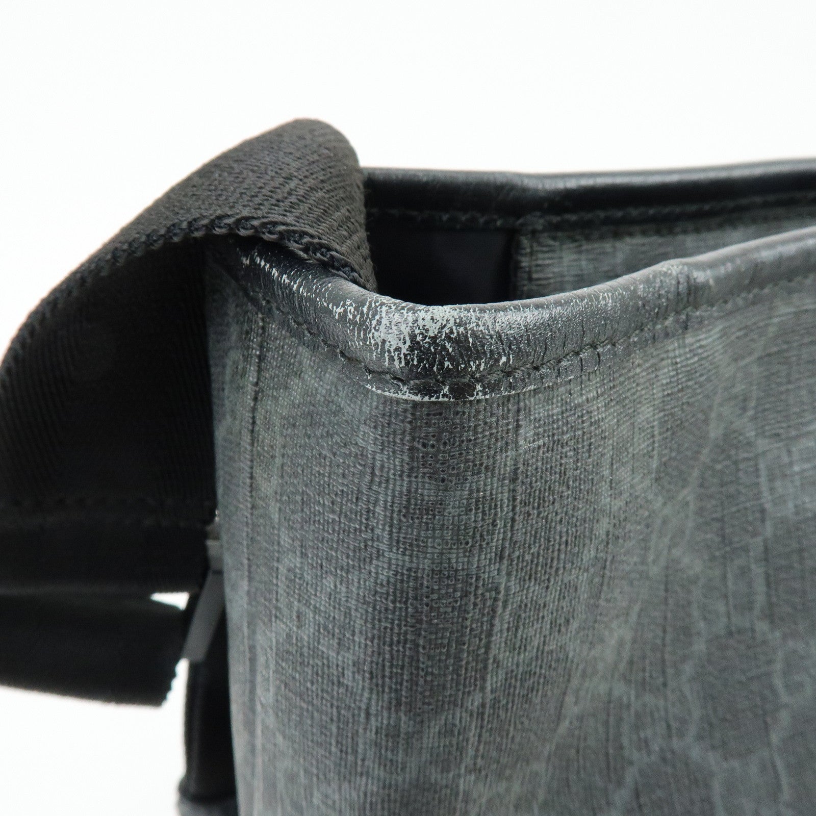 GUCCI GG Supreme 2Way Bag Hand Bag Shoulder Bag Black 162785