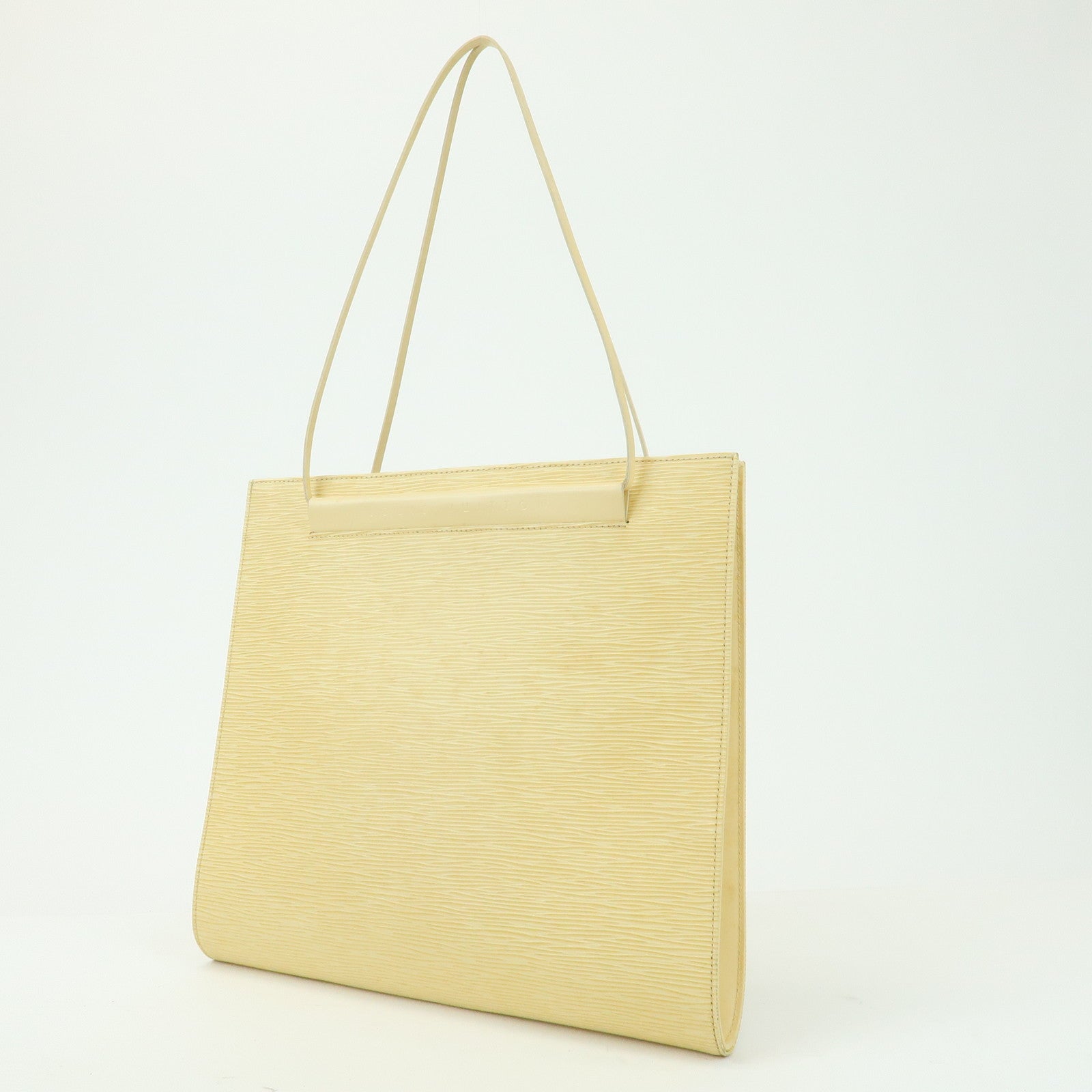 Louis Vuitton Epi Leather Saint Tropez Shoulder Tote Bag Vanilla