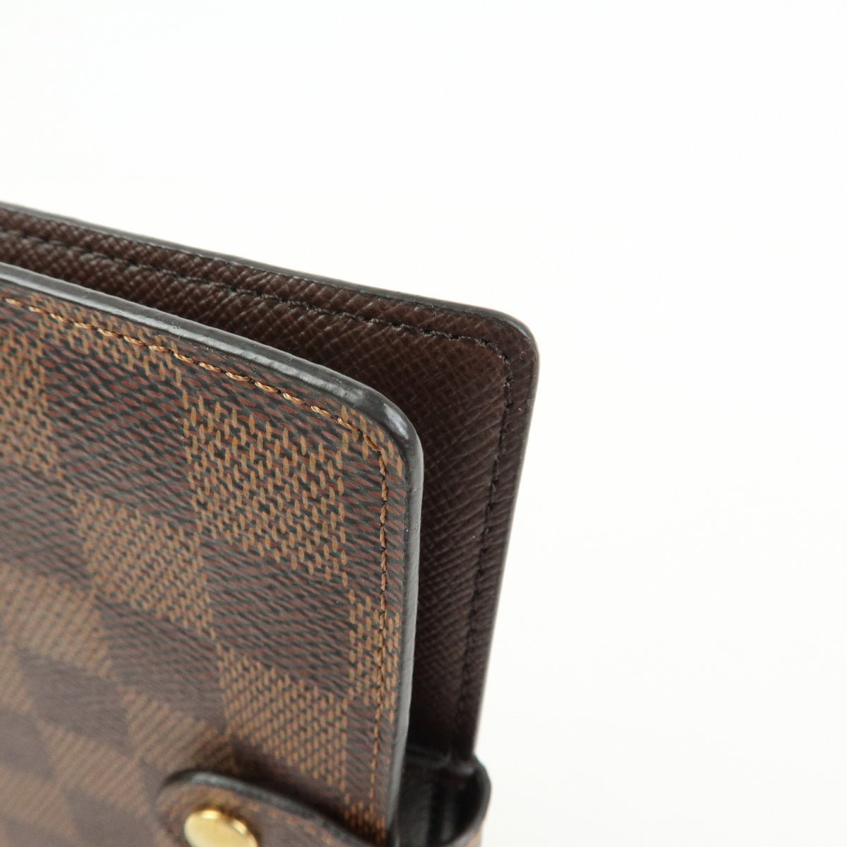 Louis Vuitton Damier Agenda PM Planner Cover Brown R20700