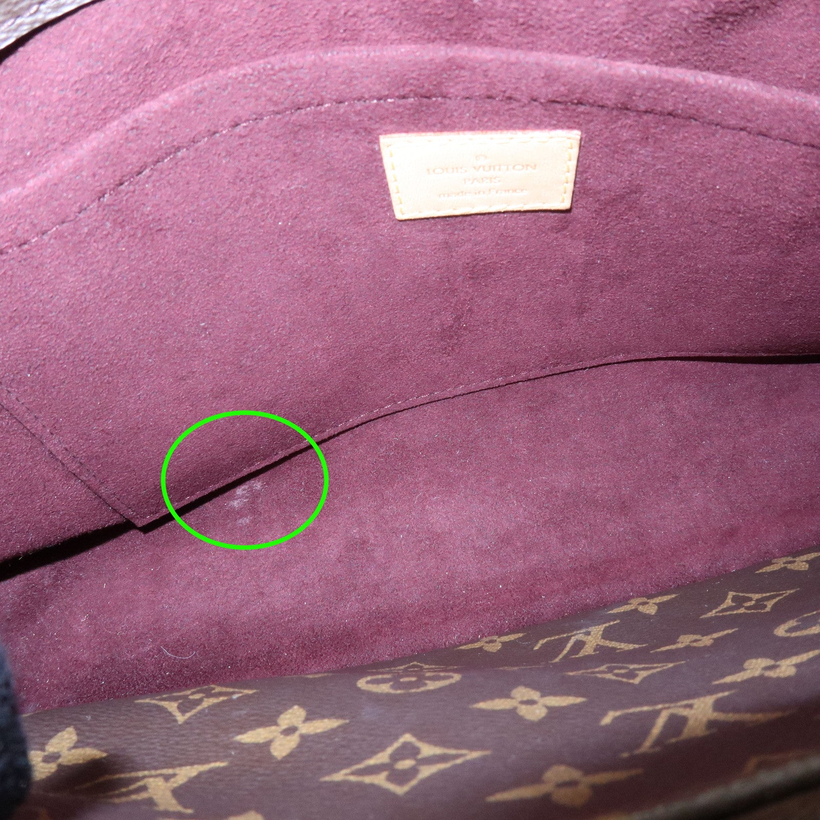 Louis Vuitton Monogram Montaigne MM 2Way Bag Hand Bag Brown M41056