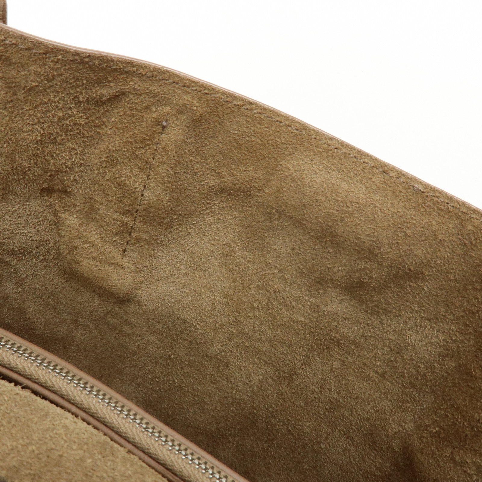 MIU MIU Madras Leather Tote Bag Shoulder Bag Beige RR2012