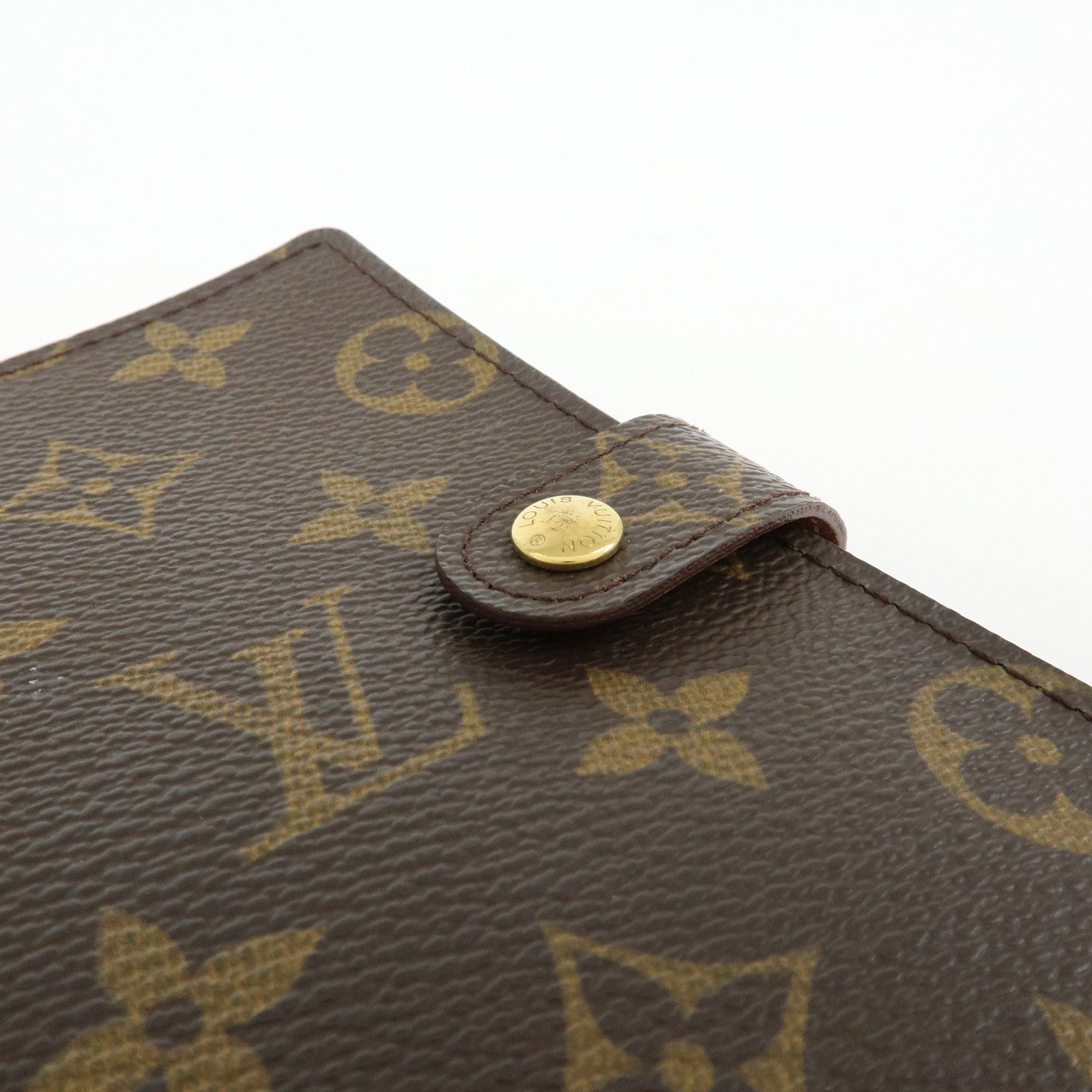 Louis Vuitton Set of 2 Monogram Canvas Leather Planner Cover R20005