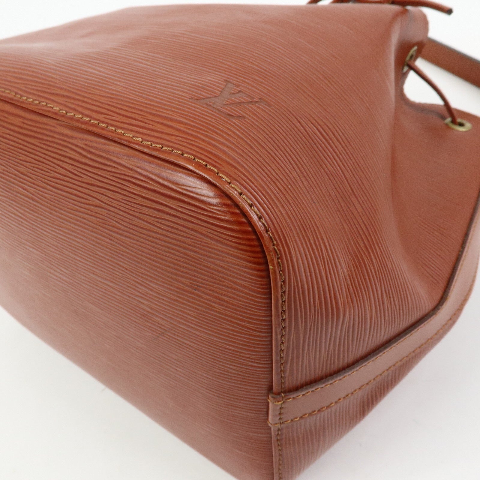 Louis Vuitton Epi Petit Noe Leather Shoulder Bag Kenya Brown M44103