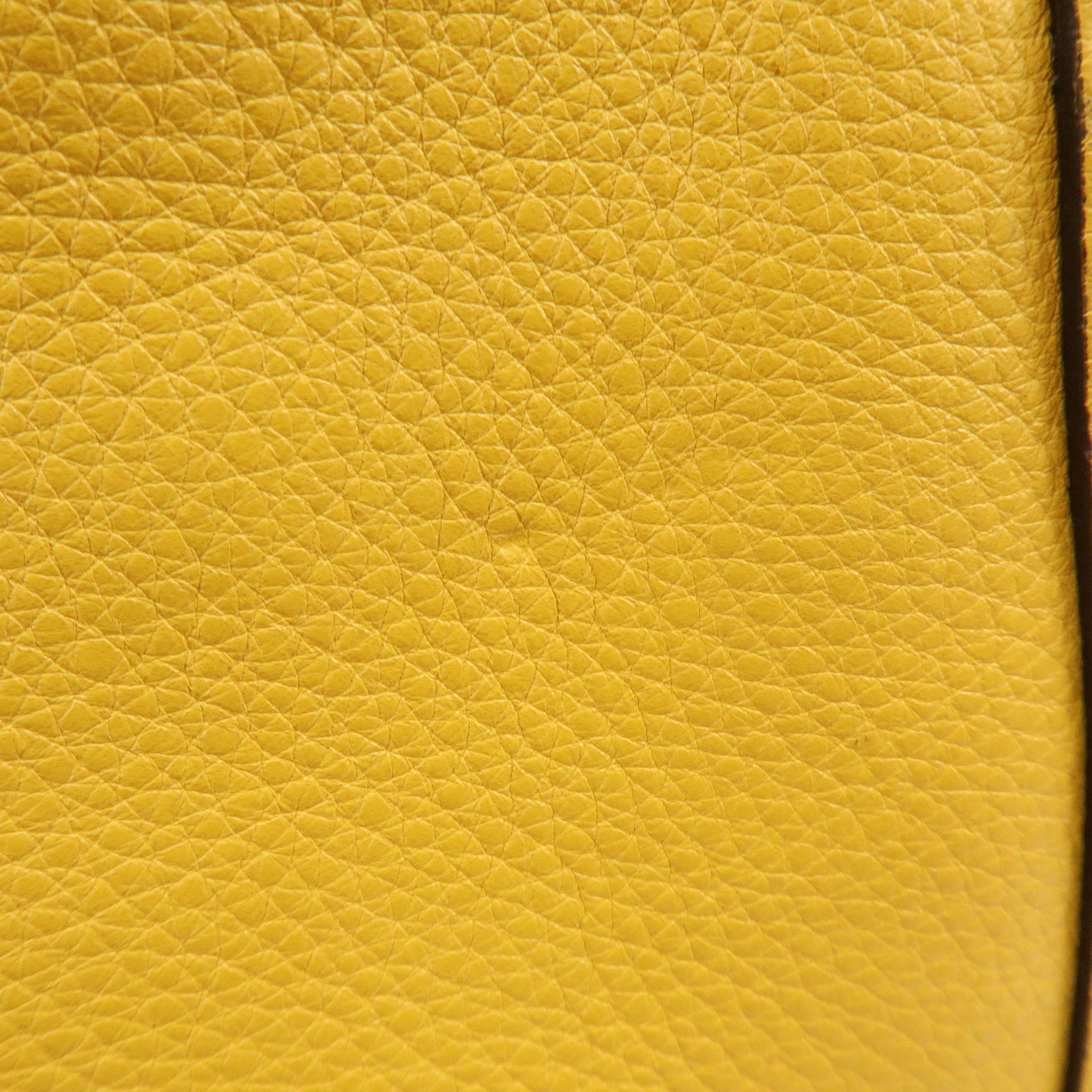 GUCCI Bamboo Bella Leather 2Way Shoulder Bag Yellow 282301