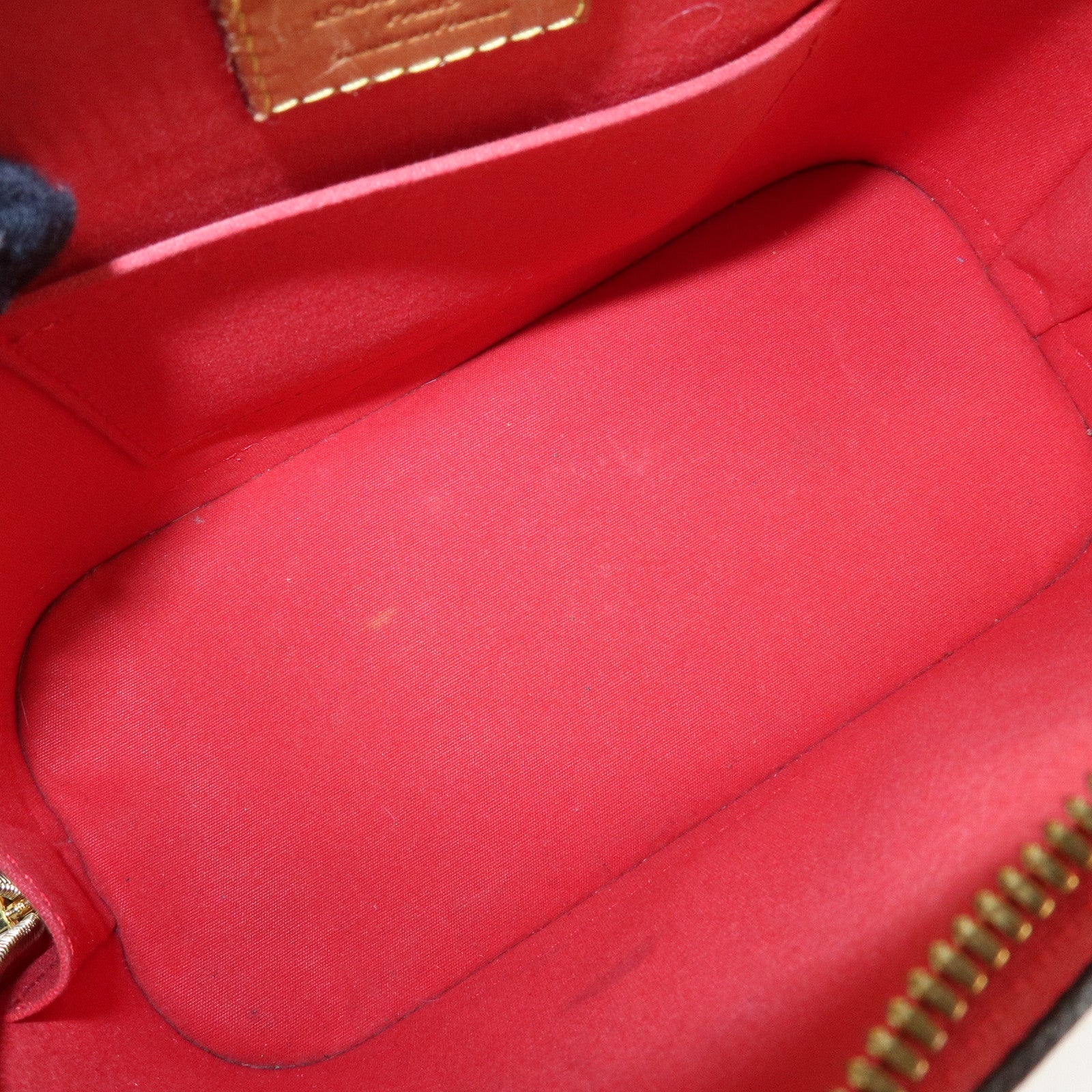 Louis Vuitton Monogram Vernis Alma BB 2Way Hand Bag Cerise M90174