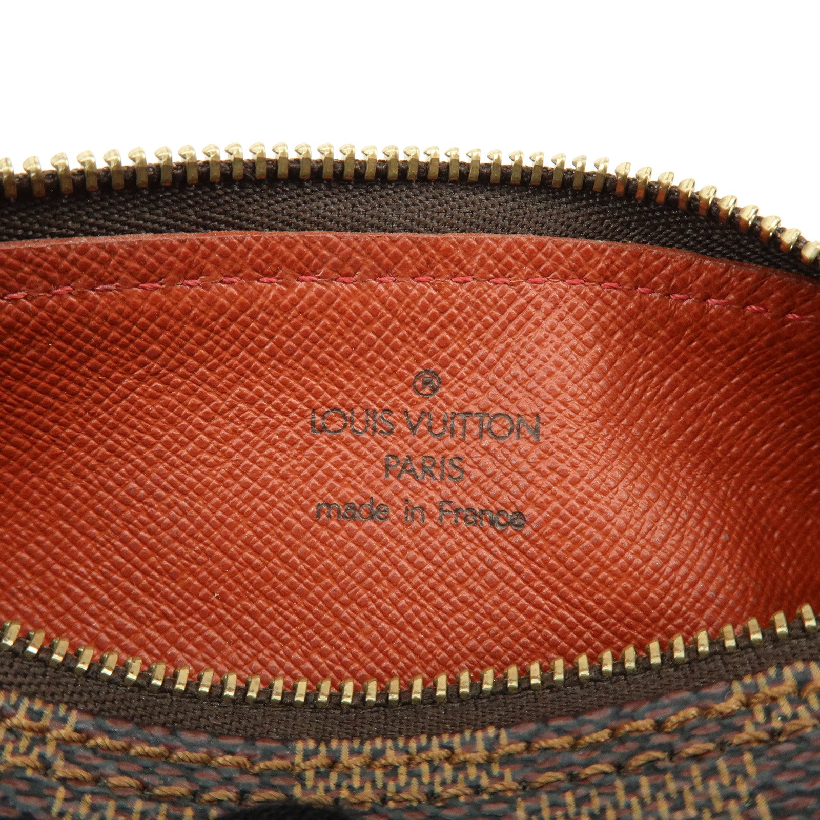 Louis Vuitton Damier Ebene Mini Pouch for Papillon Bag Brown