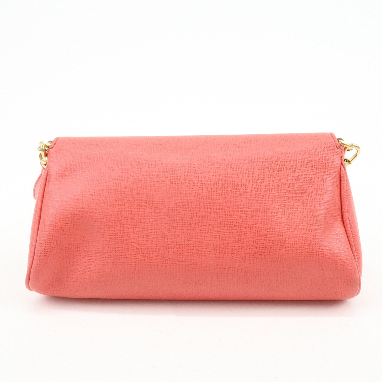 FENDI PVC Mini Pochette Shoulder Bag Crossbody Bag Pink 8M0315