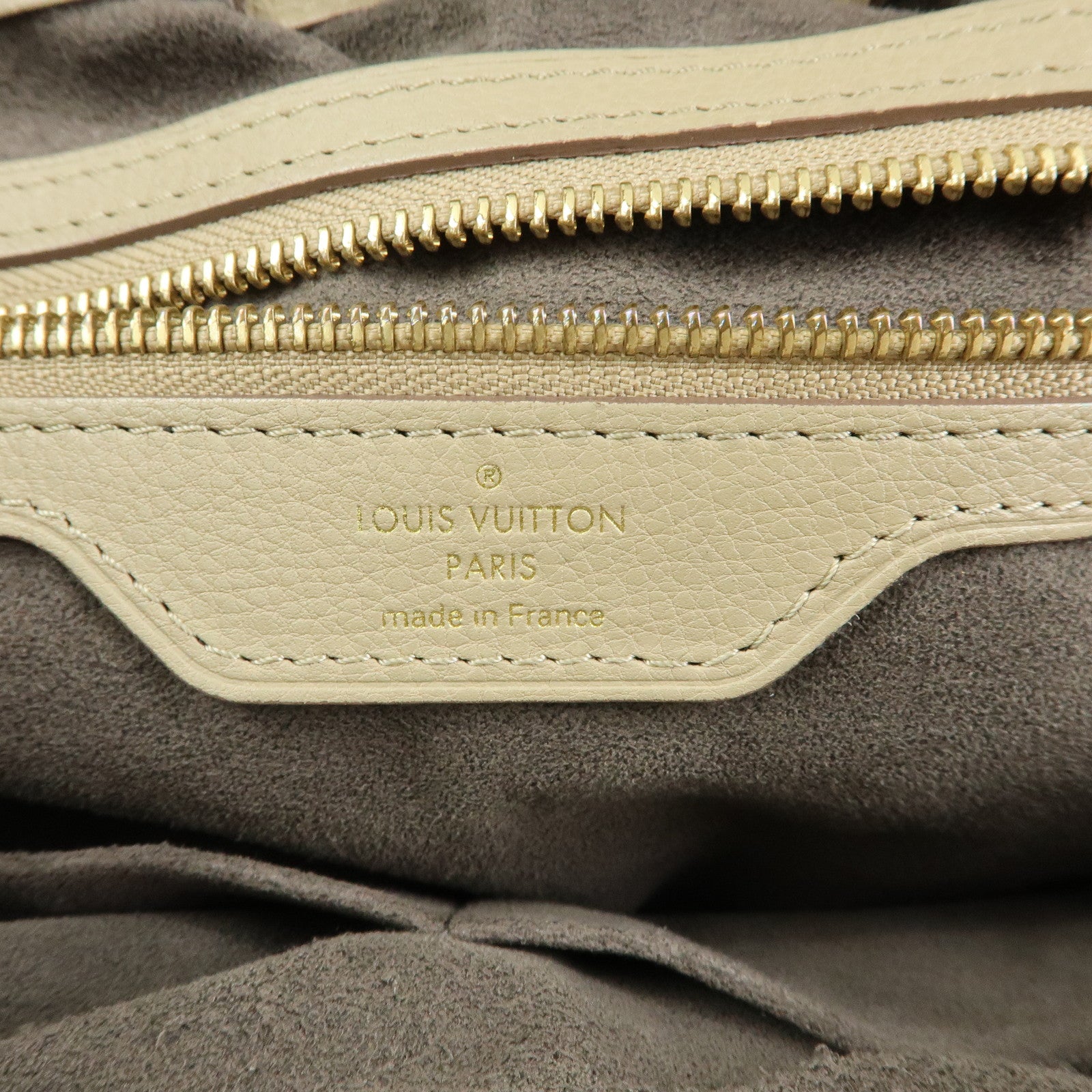 Louis Vuitton Monogram Mahina Cirrus PM Tote Hand Bag Opal M93818