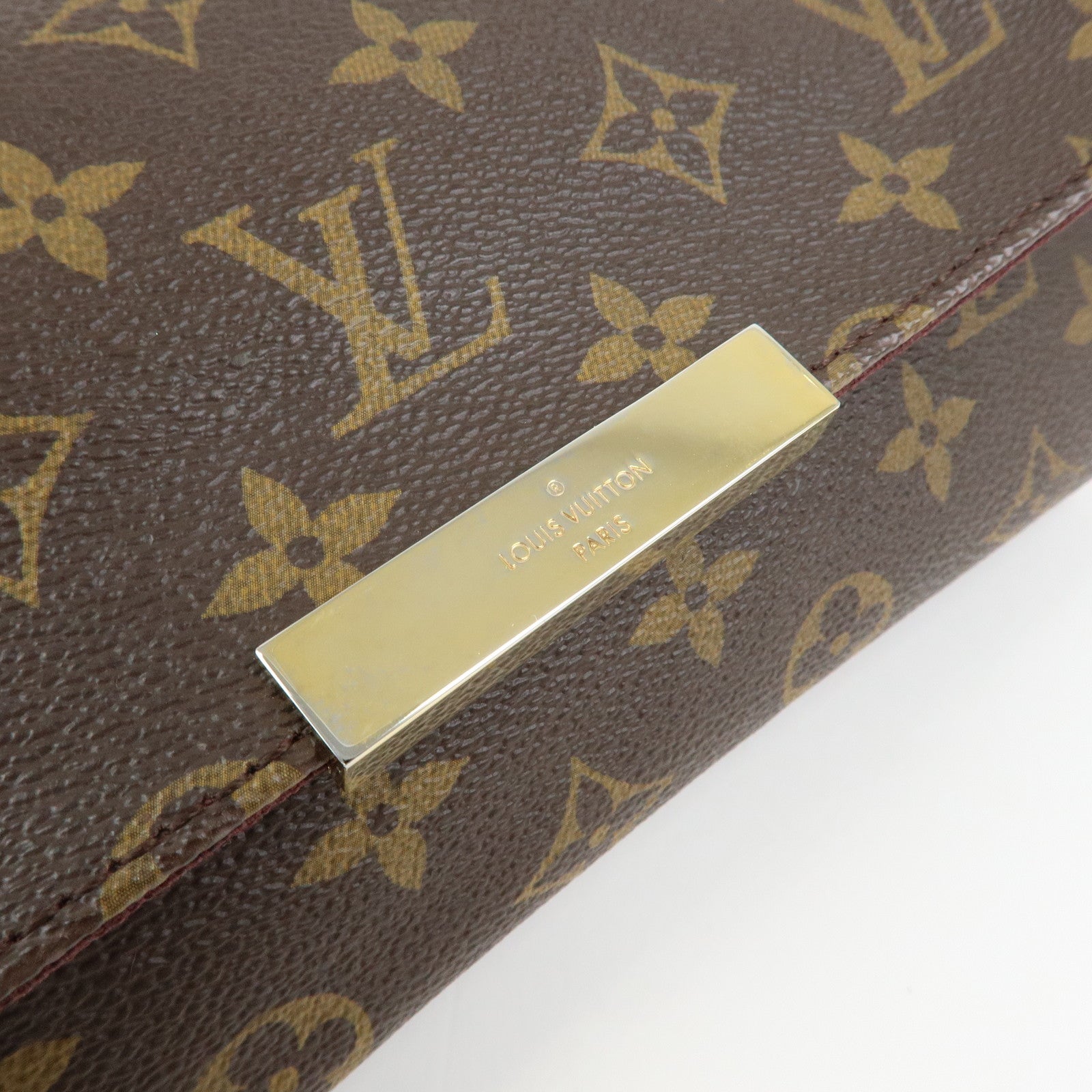 Louis Vuitton Monogram Favorite MM 2Way Bag Shoulder Bag Brown M40718
