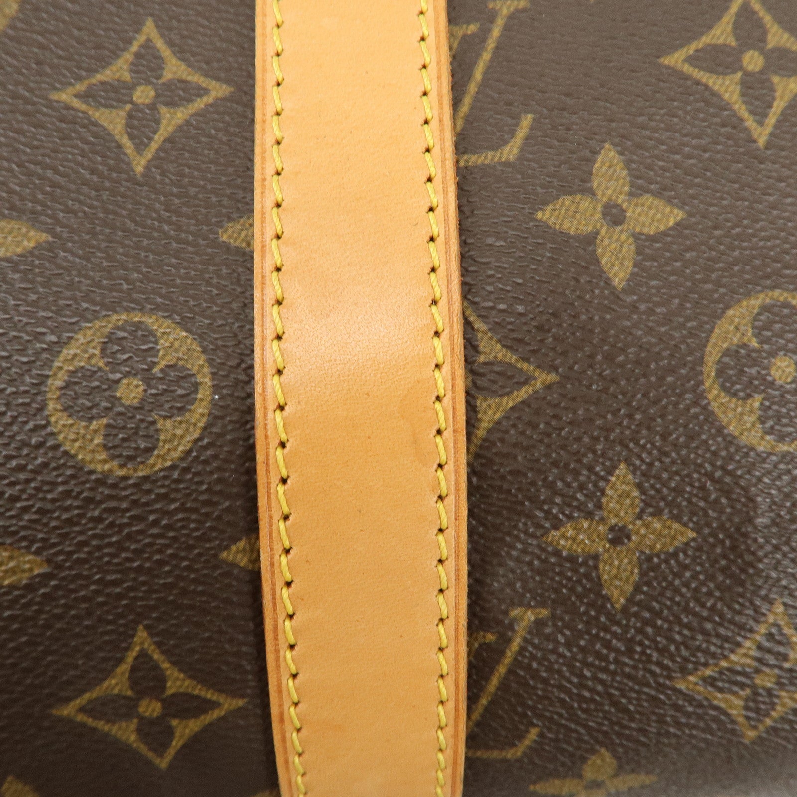 Louis Vuitton Monogram Keep All Bandouliere 55 Bag Brown M41414 Used