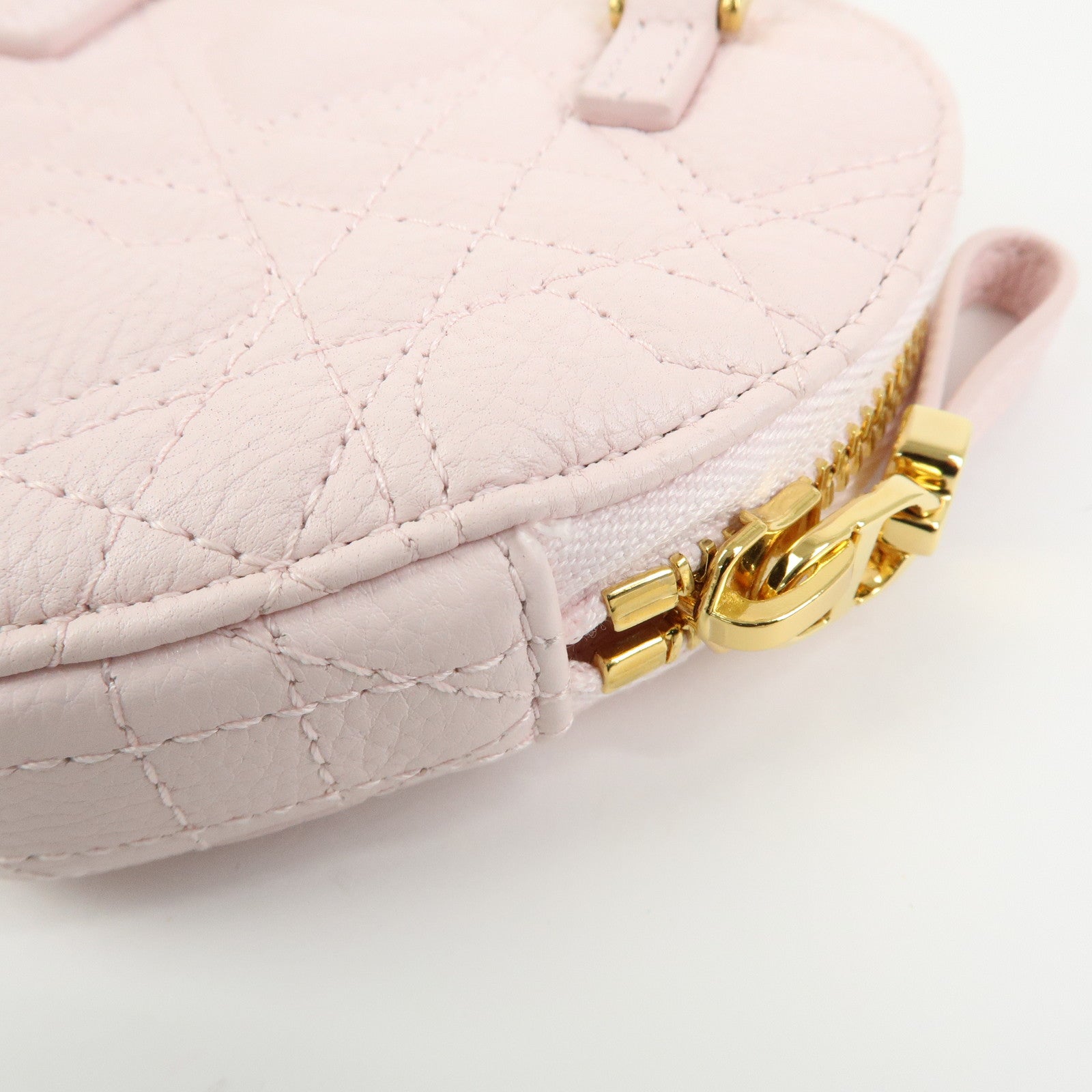 Christian Dior Cannage Dioramour Dior Caro Leather Chain Shoulder Bag