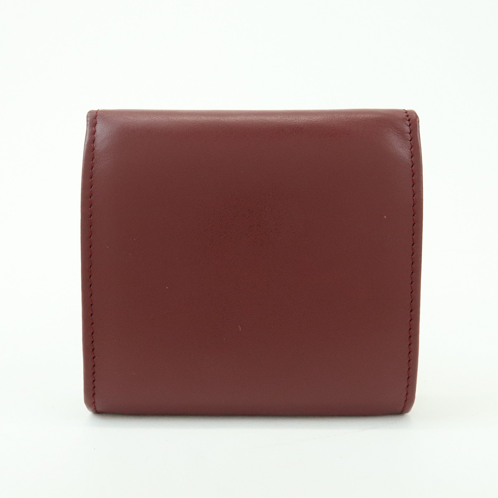 Cartier Must de Cartier Leather Coin Case Bordeaux