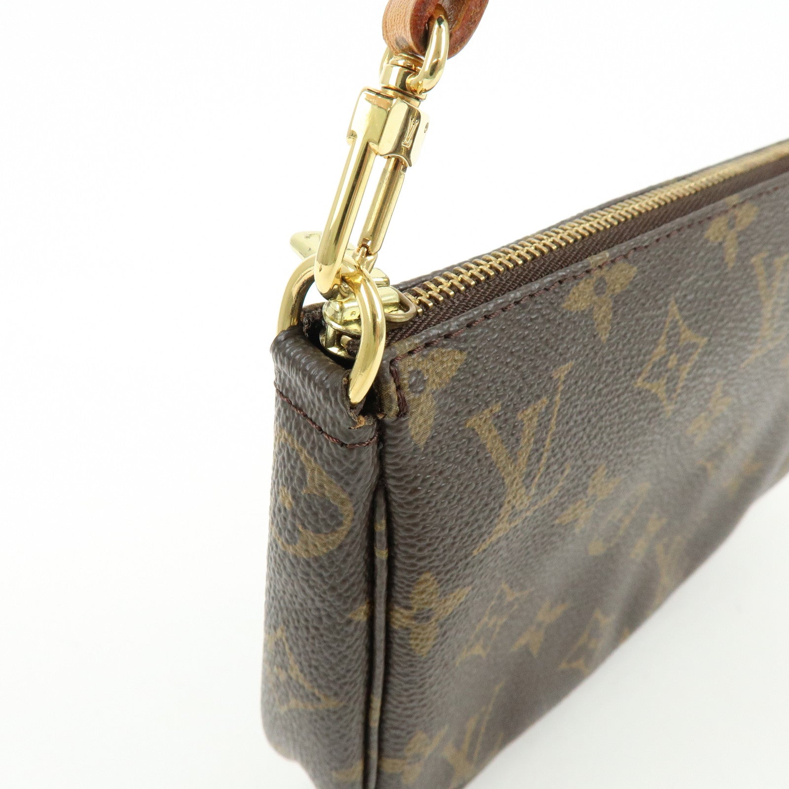 Louis Vuitton Monogram Pochette Accessoires Pouch Hand Bag M51980