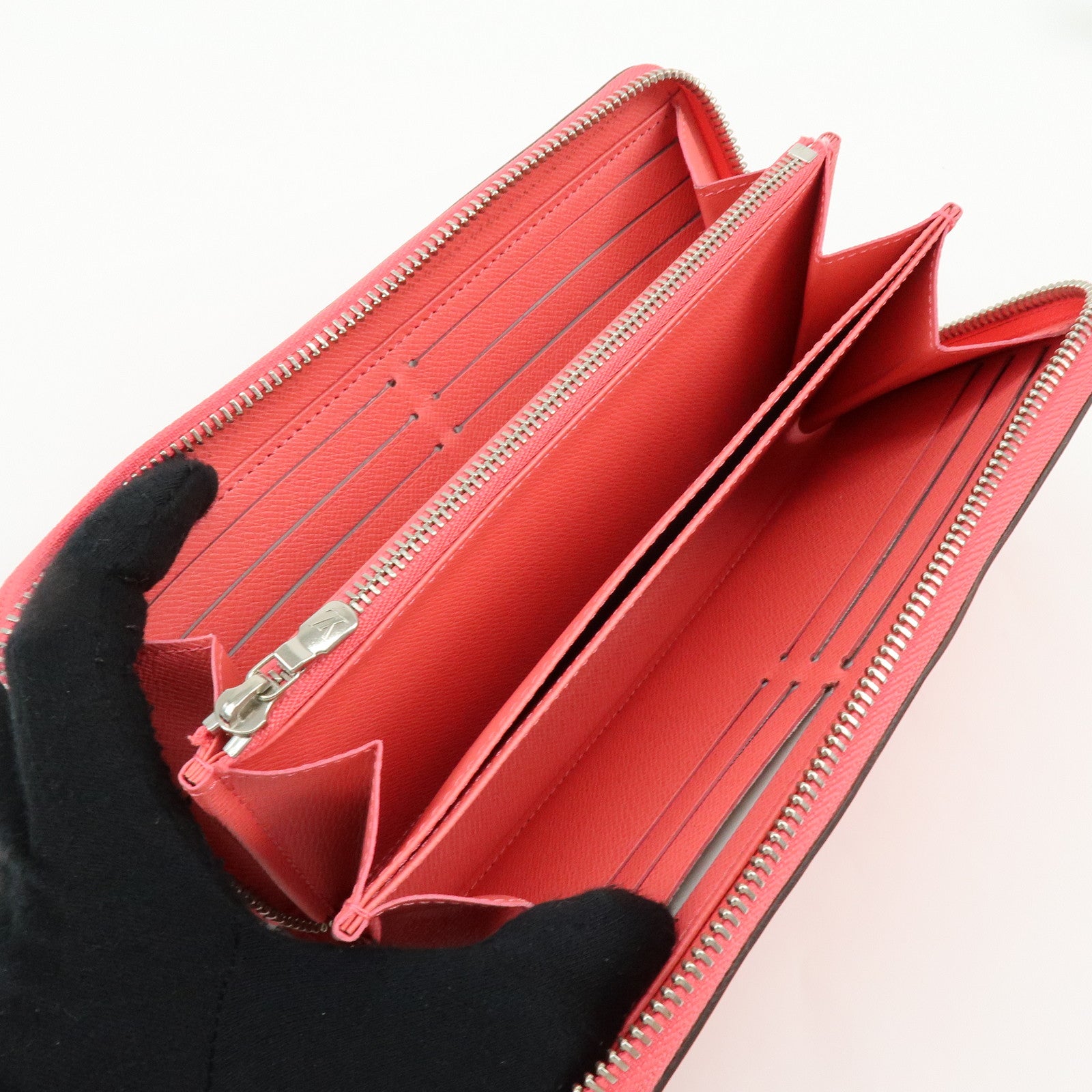 Louis Vuitton Epi Leather Zippy Long Wallet Corail M60663