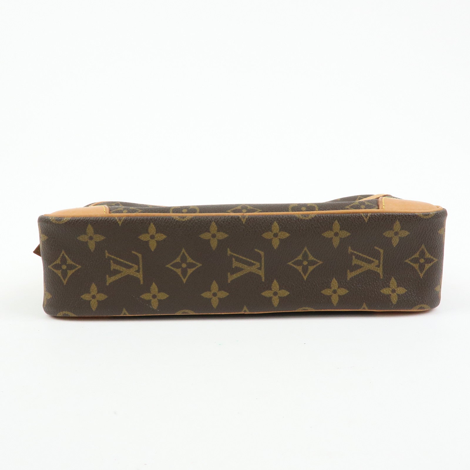 Louis Vuitton Monogram Compiegne 28 Pouch Clutch Bag Brown M51845
