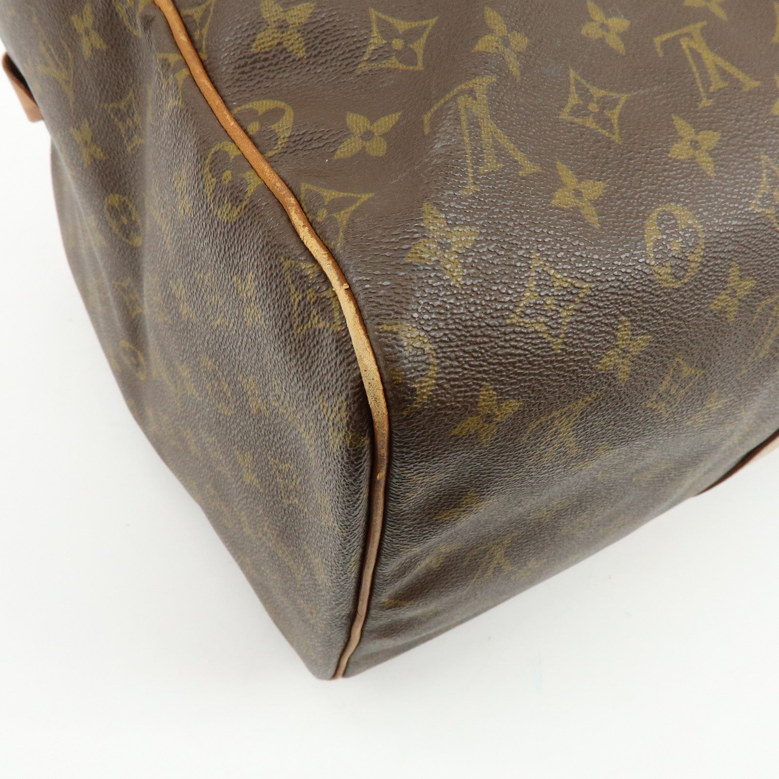 Louis Vuitton Monogram Sac Souple 55 Boston Bag Brown M41622