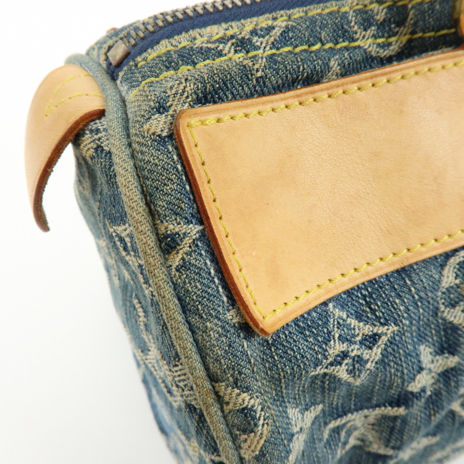 Louis Vuitton Monogram Denim Neo Speedy Boston Bag Blue M95019