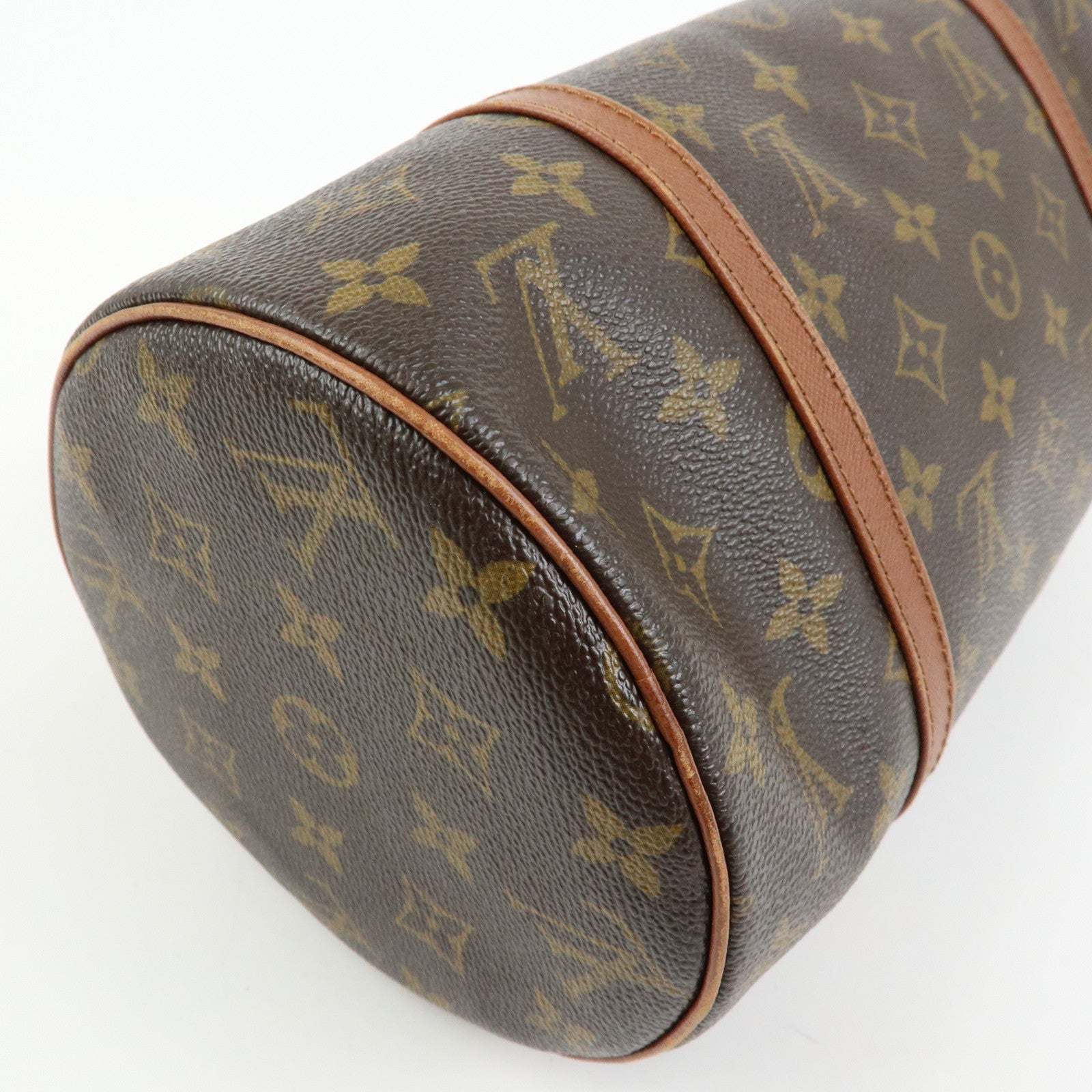 Louis Vuitton Monogram Papillon 30 Hand Bag Brown Old Style M51365