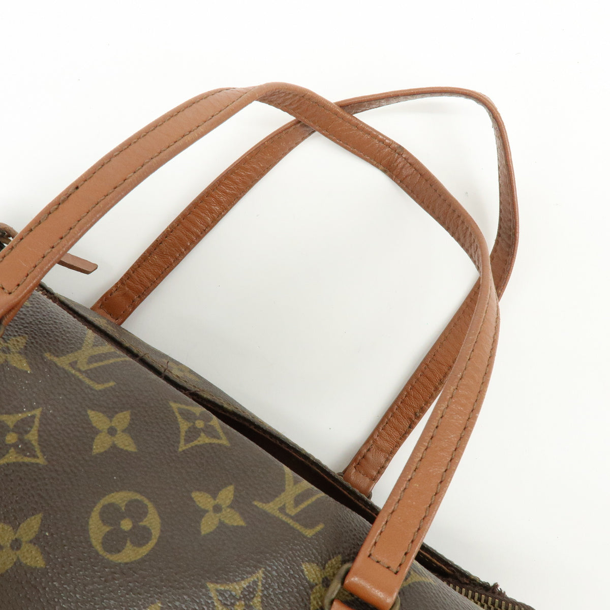 Louis Vuitton Monogram Papillon 30 Hand Bag Brown M51365