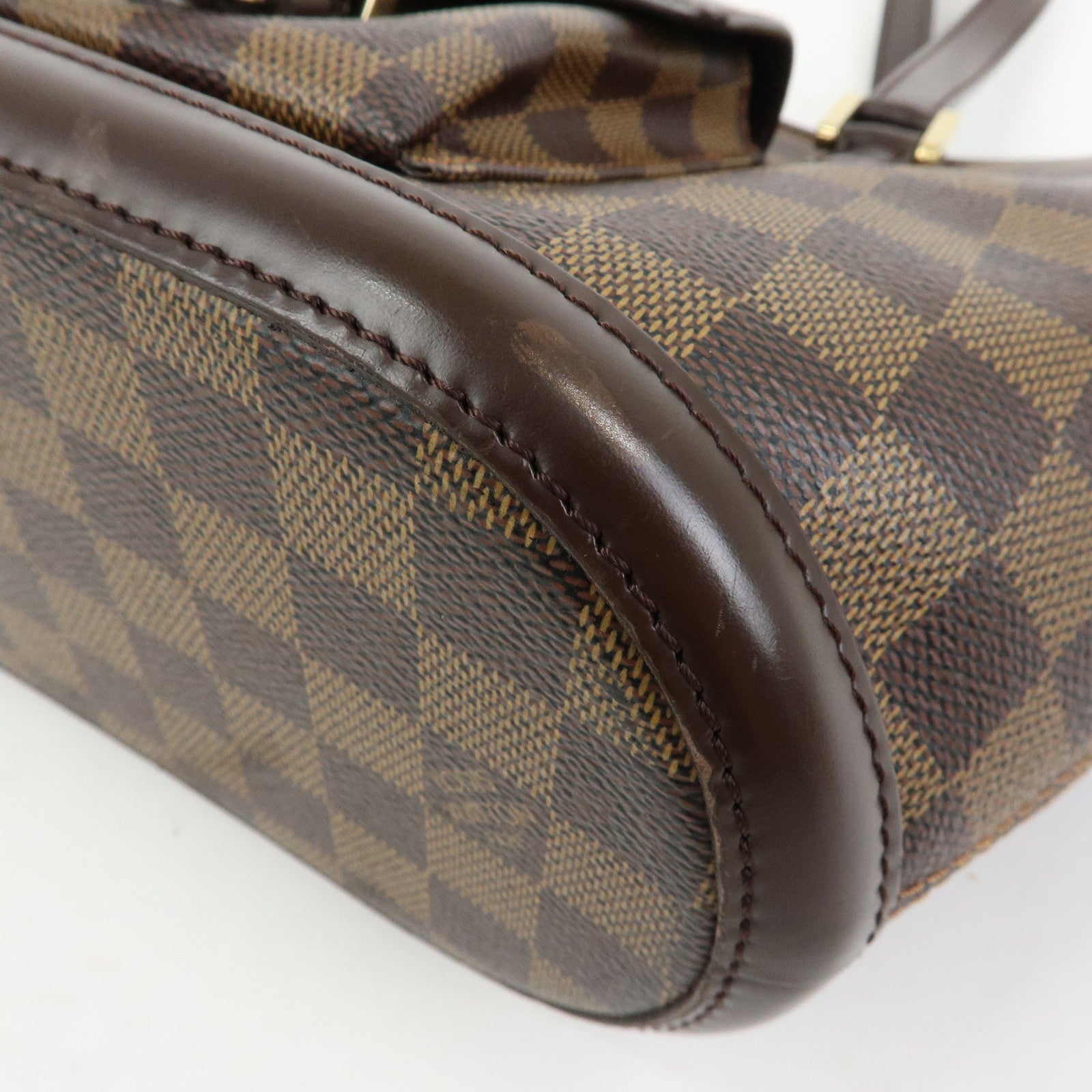 Louis Vuitton Manosque PM Damier Canvas Tote Bag Ebene N51121