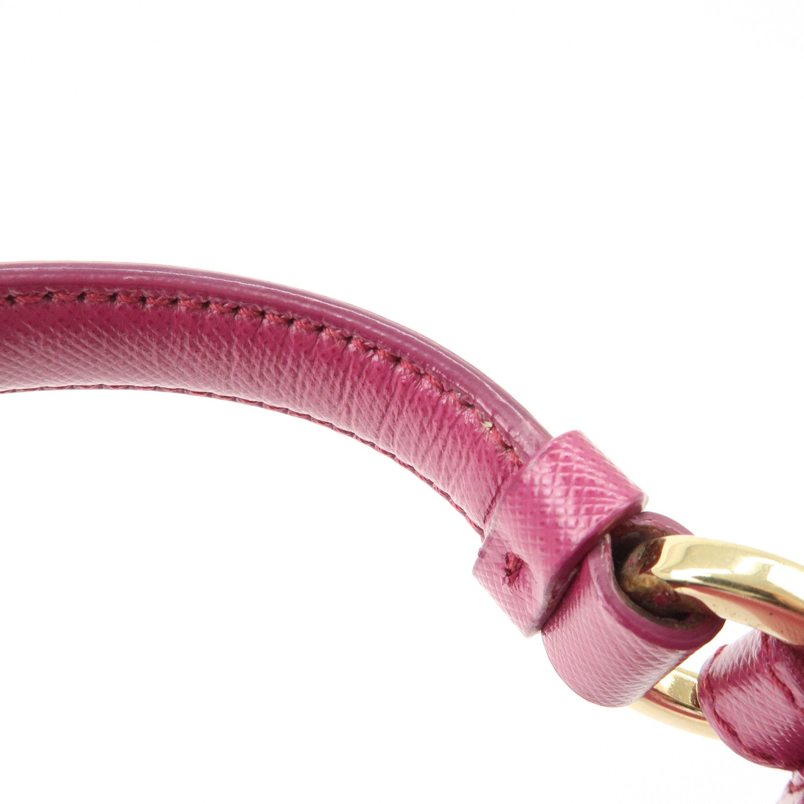 Ferragamo Vara Ribbon Leather 2Way Hand Bag Pink Used