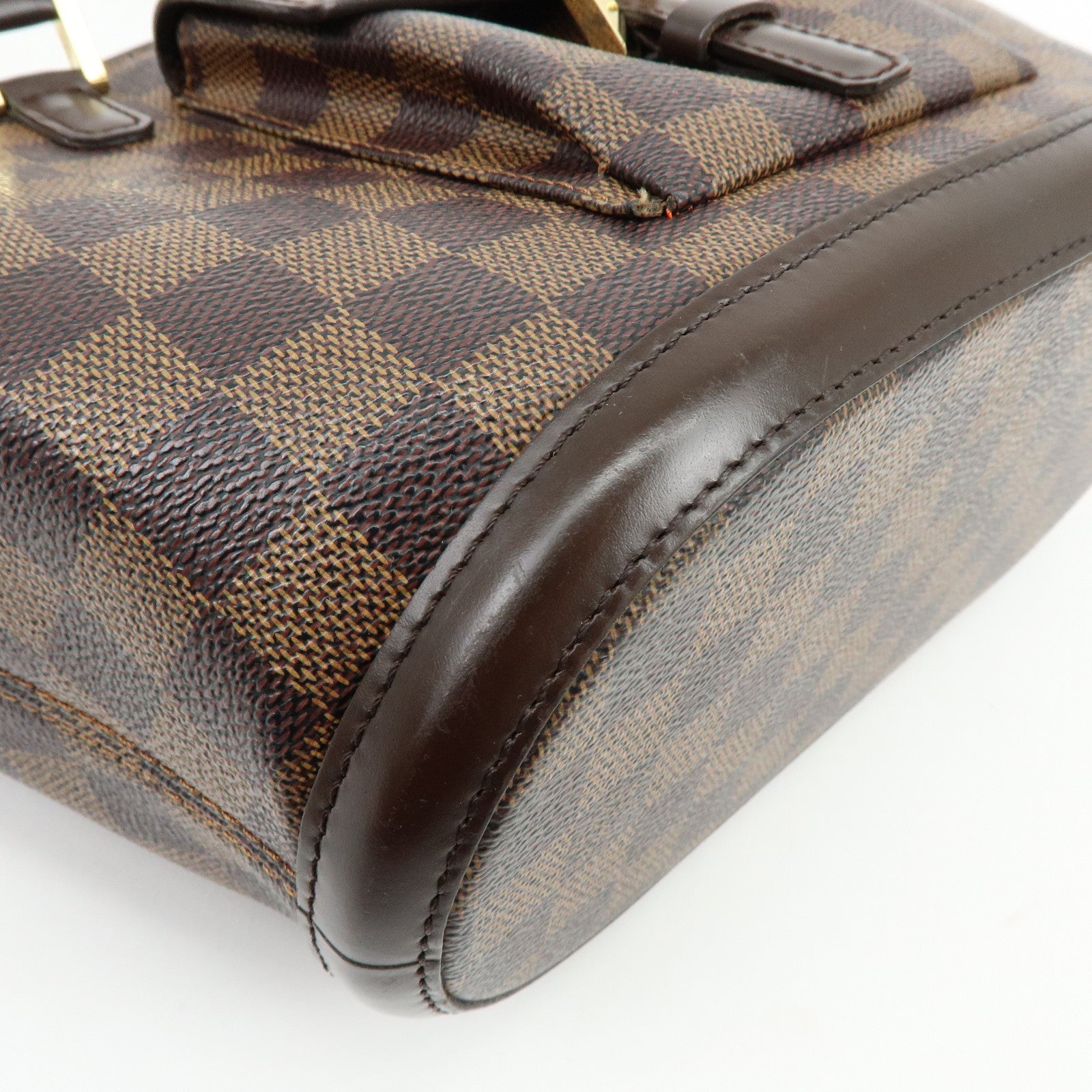 Louis Vuitton Manosque PM Damier Canvas Tote Bag Ebene N51121
