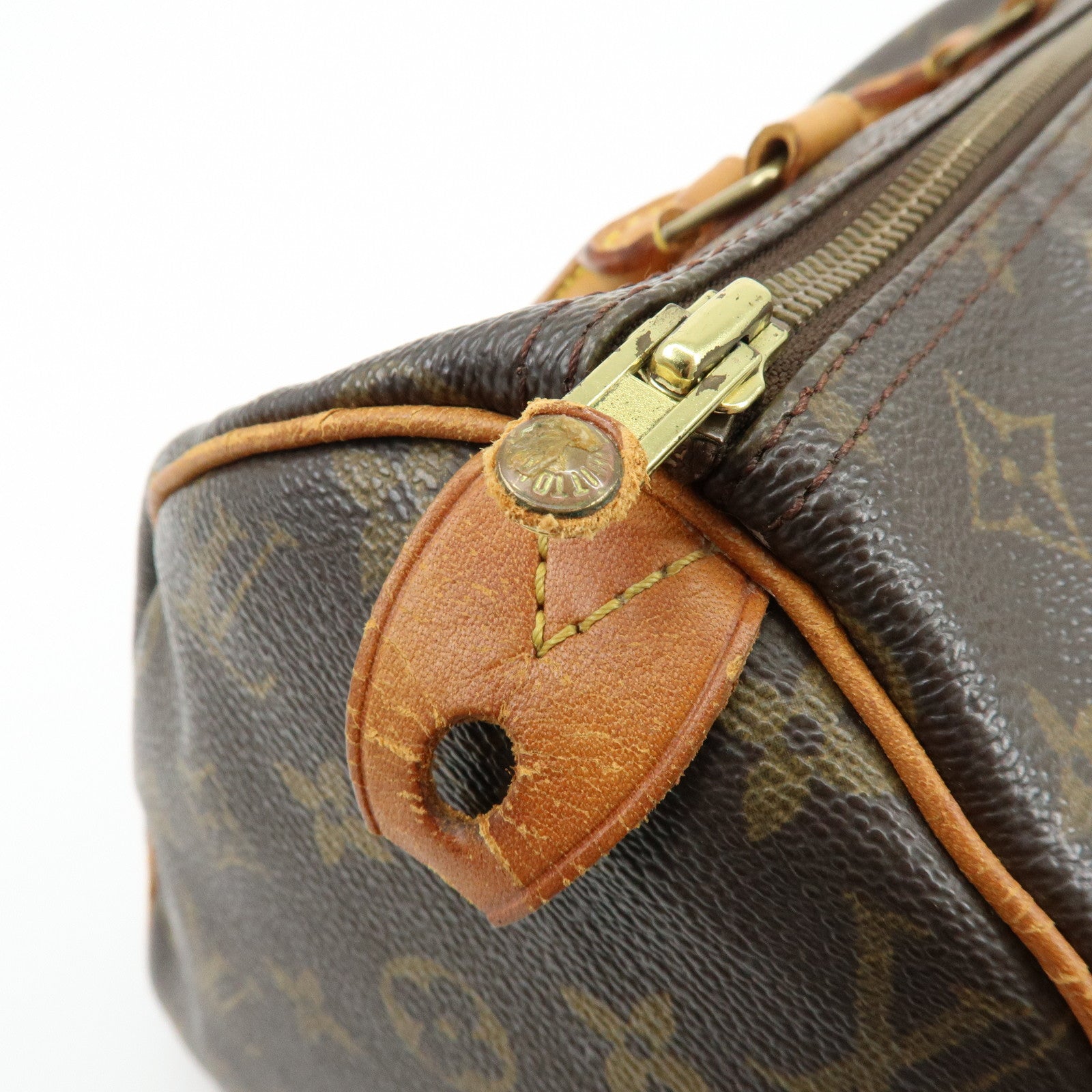 Louis Vuitton Monogram Speedy 30 Boston Bag Hand Bag Brown M41526