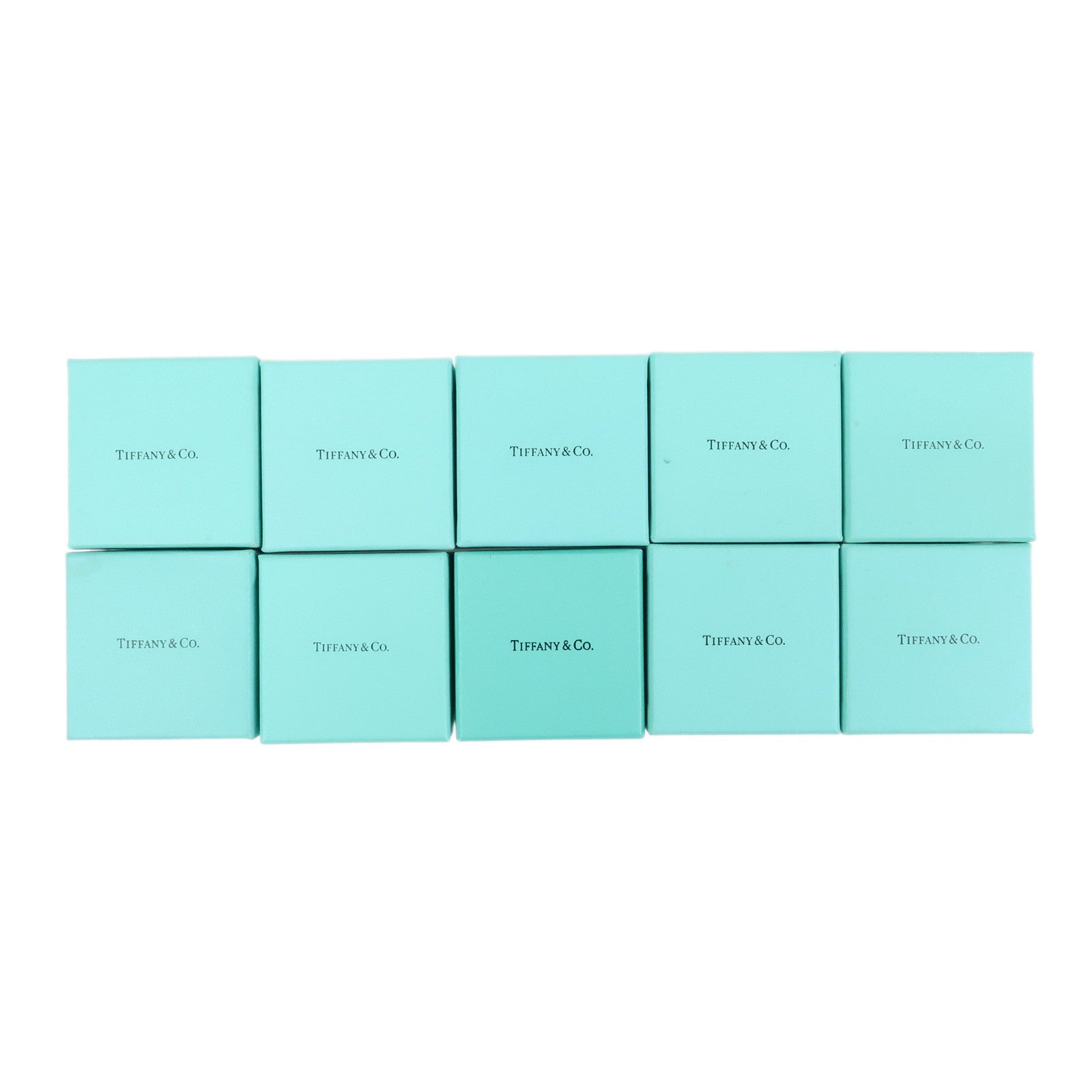 Tiffany&Co. Set of 10 Jewelry Paper Box Dust Bag For Necklaces