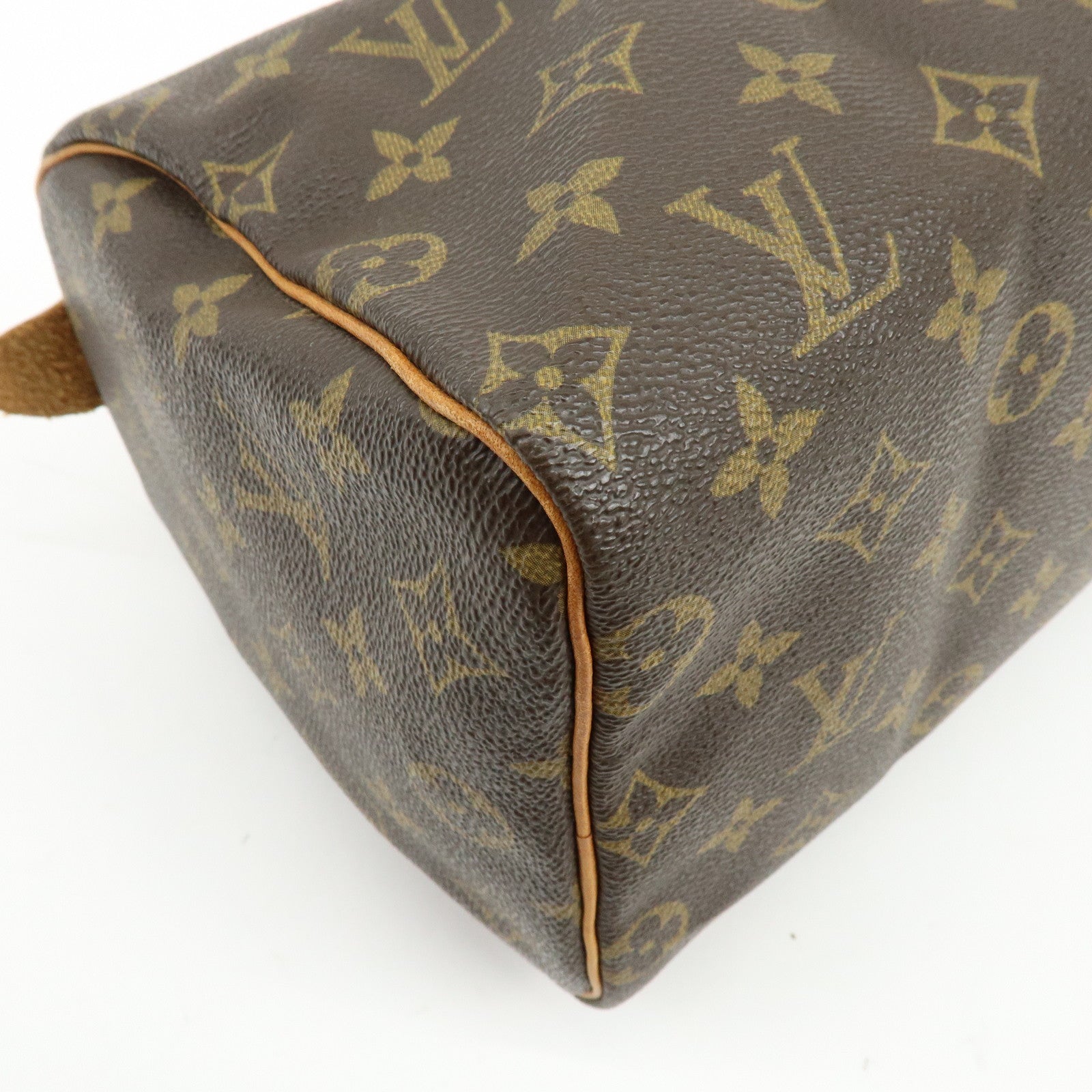 Louis Vuitton Monogram Speedy 25 Boston Bag Hand Bag Brown M41528