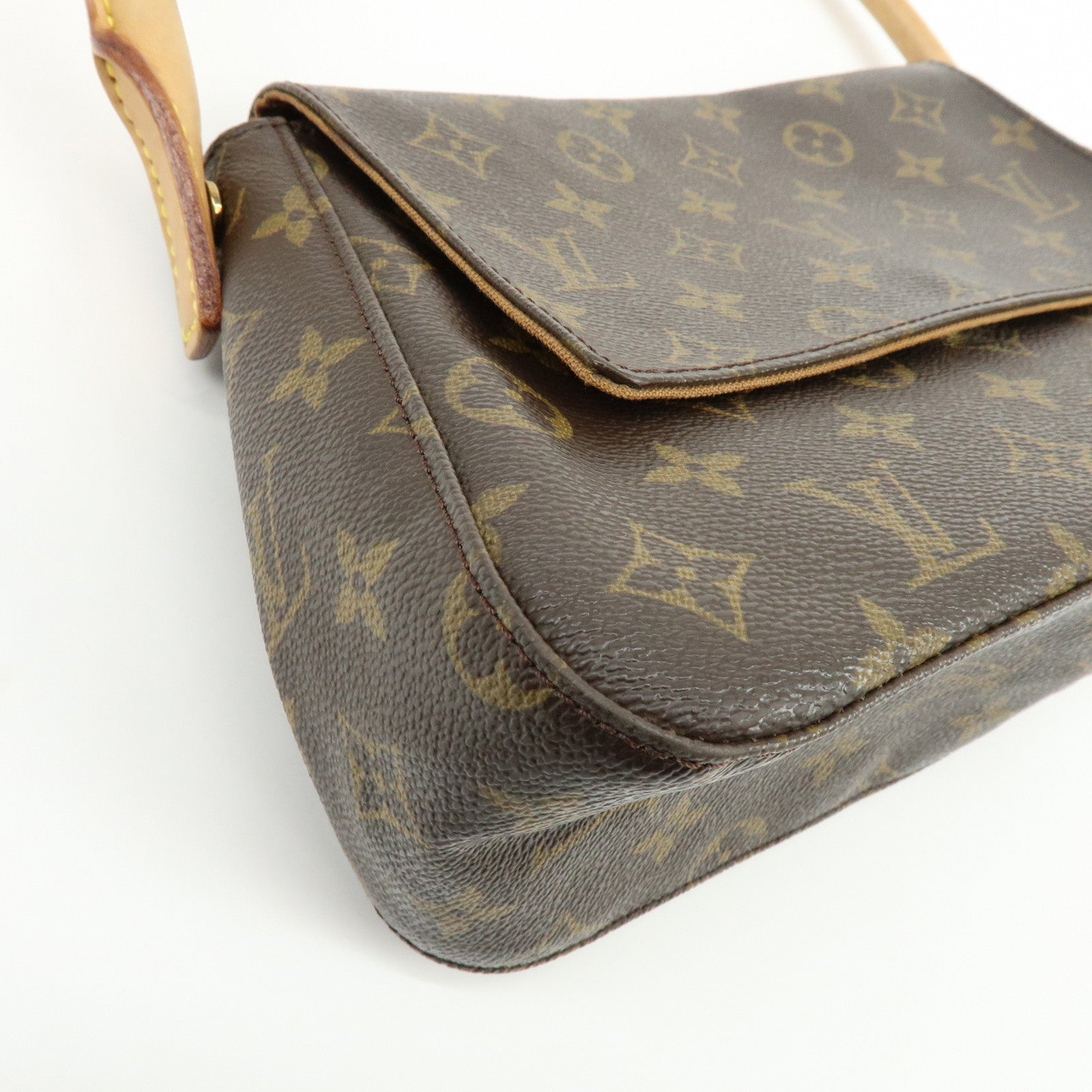 Louis Vuitton Monogram Mini Looping Shoulder Bag Brown M51147