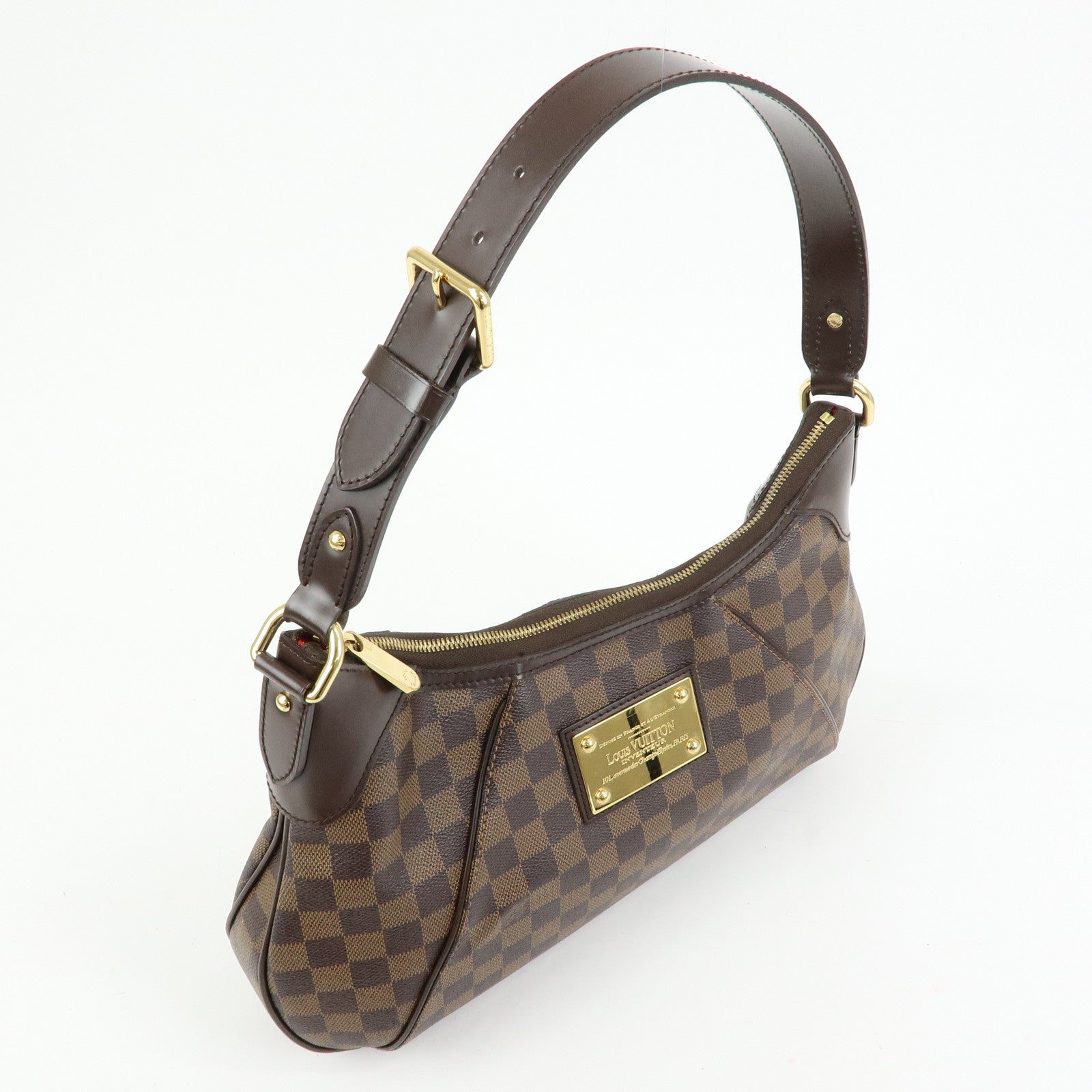 Louis Vuitton Damier Thames GM Shoulder Bag Brown N48181