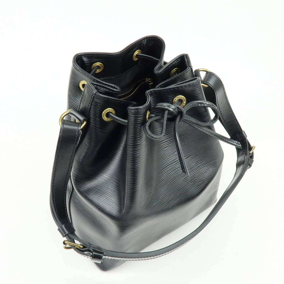 Louis Vuitton Epi Petit Noe Shoulder Bag Noir Black M44102