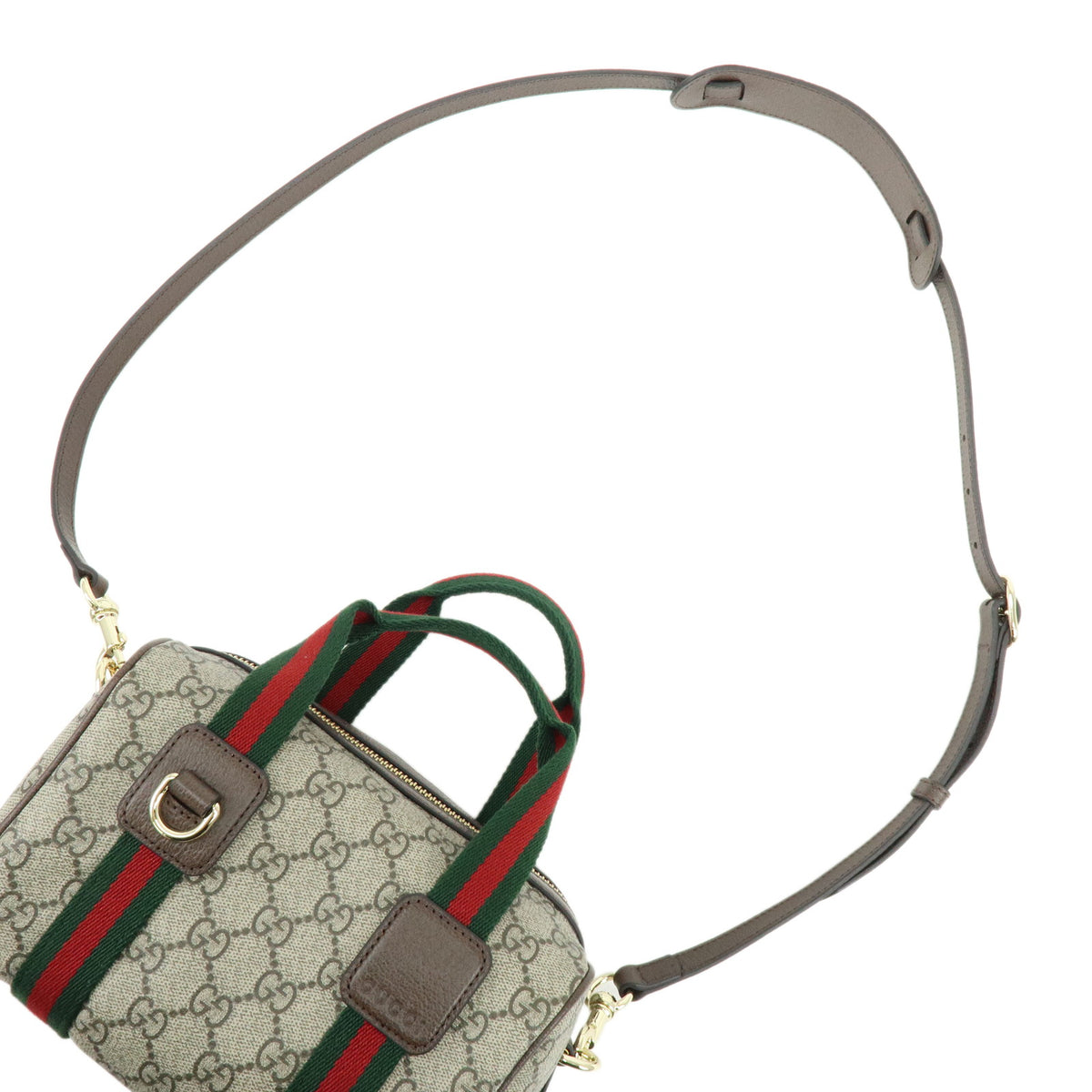 GUCCI Sherry Ophidia GG Supreme Leather 2Way Bag Shoulder Bag 859975