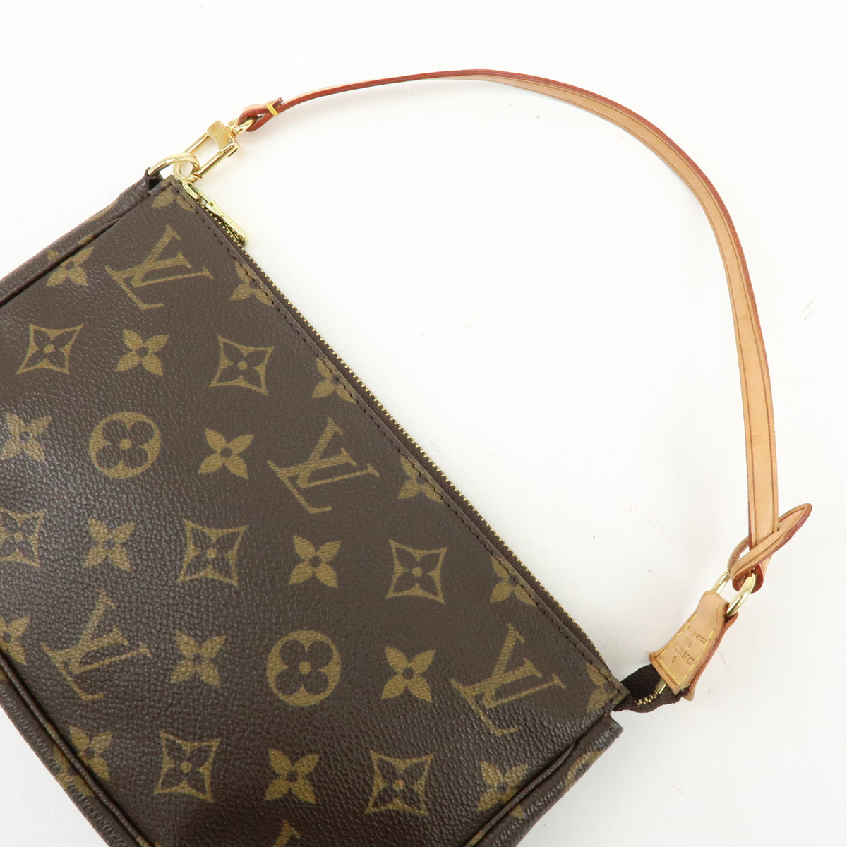 Louis Vuitton Monogram Pochette Accessoires Pouch Hand Bag Brown M51980