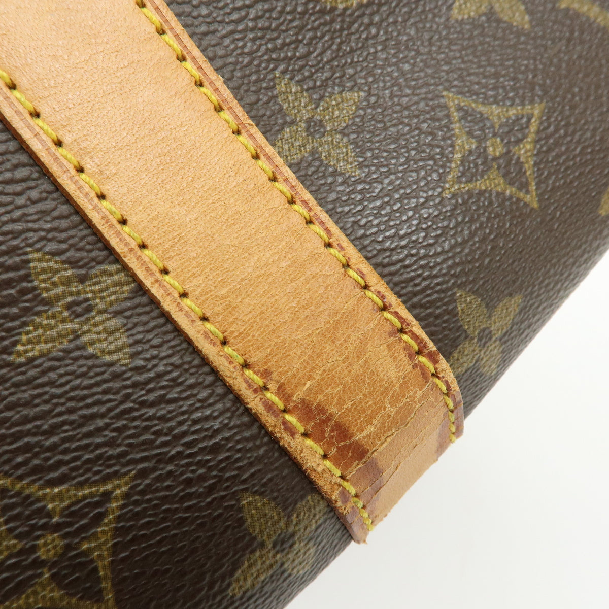 Louis Vuitton Monogram Keep All Bandouliere 55 Boston Bag Brown M41414
