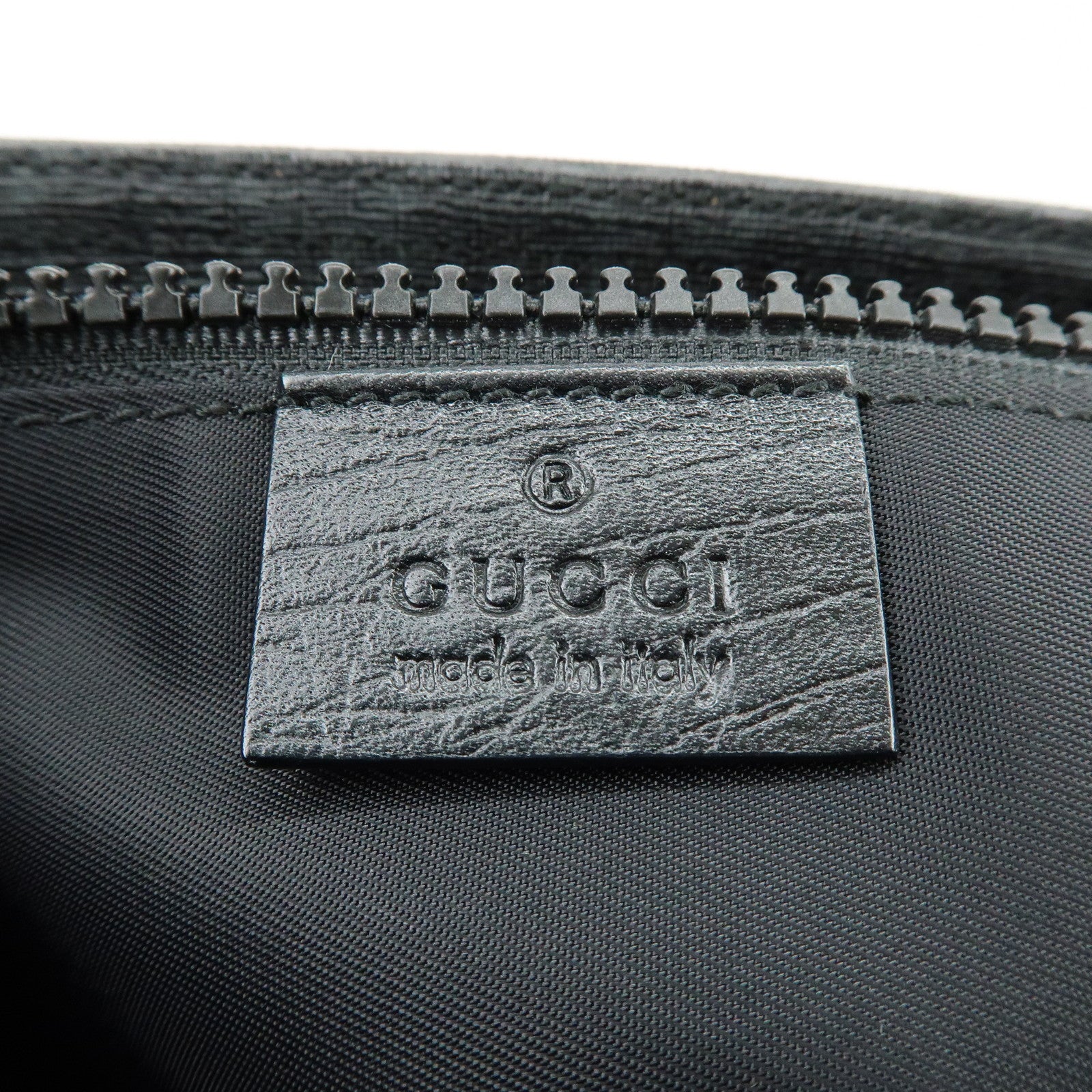 GUCCI GG Supreme Leather Shoulder Bag Crossbody Bag Black 162904