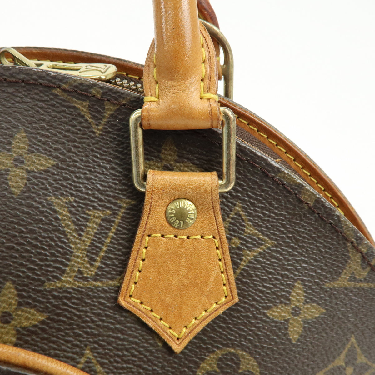Louis Vuitton Monogram Ellipse PM Hand Bag Brown M51127