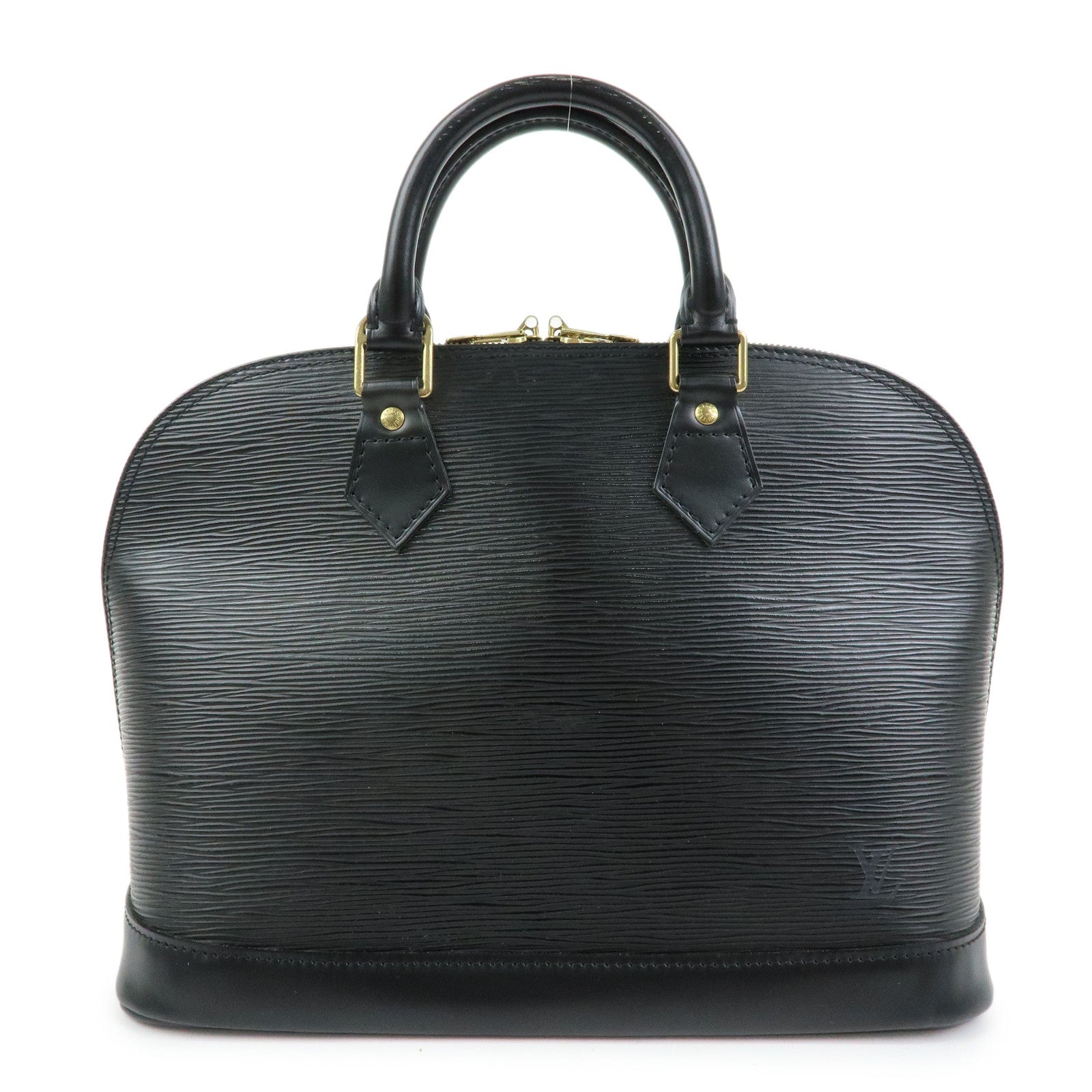 Louis Vuitton Epi Alma Hand Bag Noir Black M52142