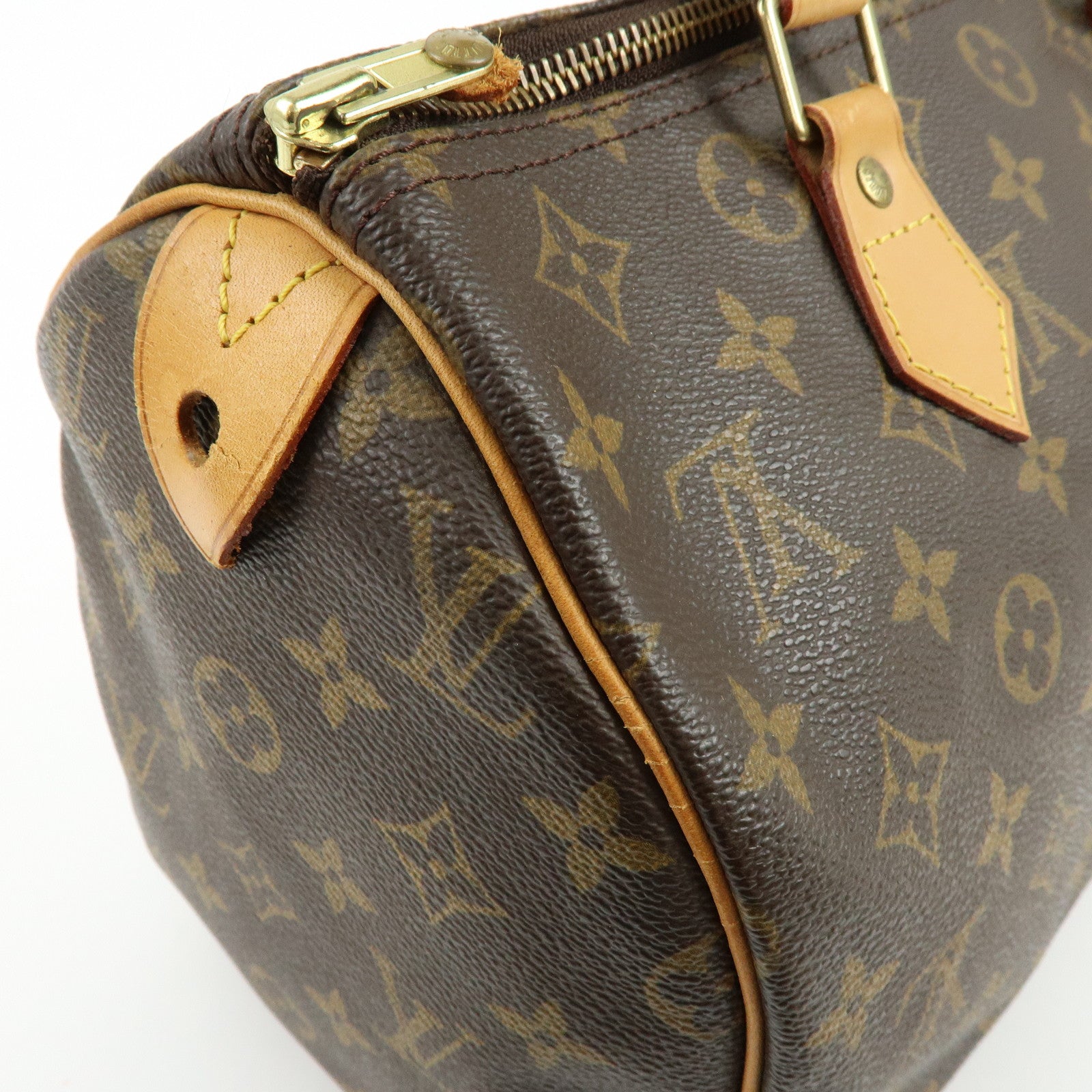 Louis Vuitton Monogram Speedy 30 Boston Bag Hand Bag Brown M41526