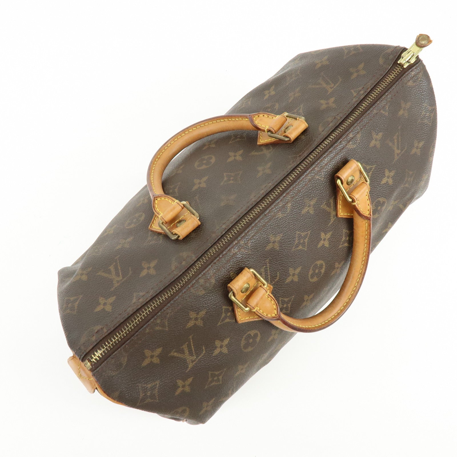 Louis Vuitton Monogram Speedy 30 Boston Bag Hand Bag Brown M41526