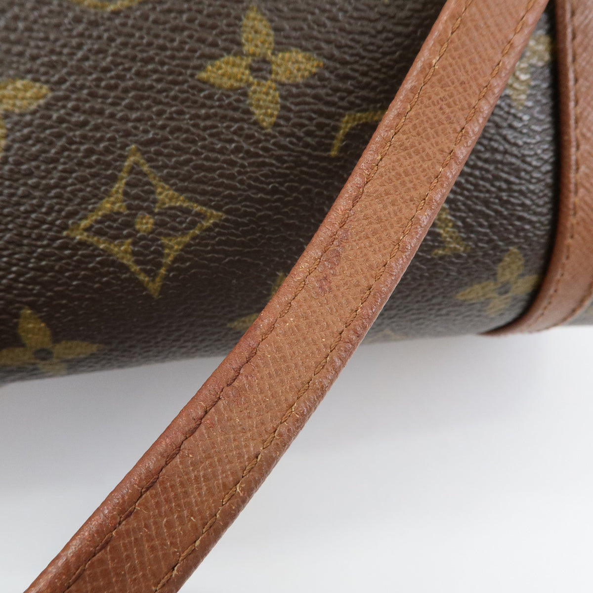 Louis Vuitton Monogram Papillon 26 Hand Bag Brown M51366