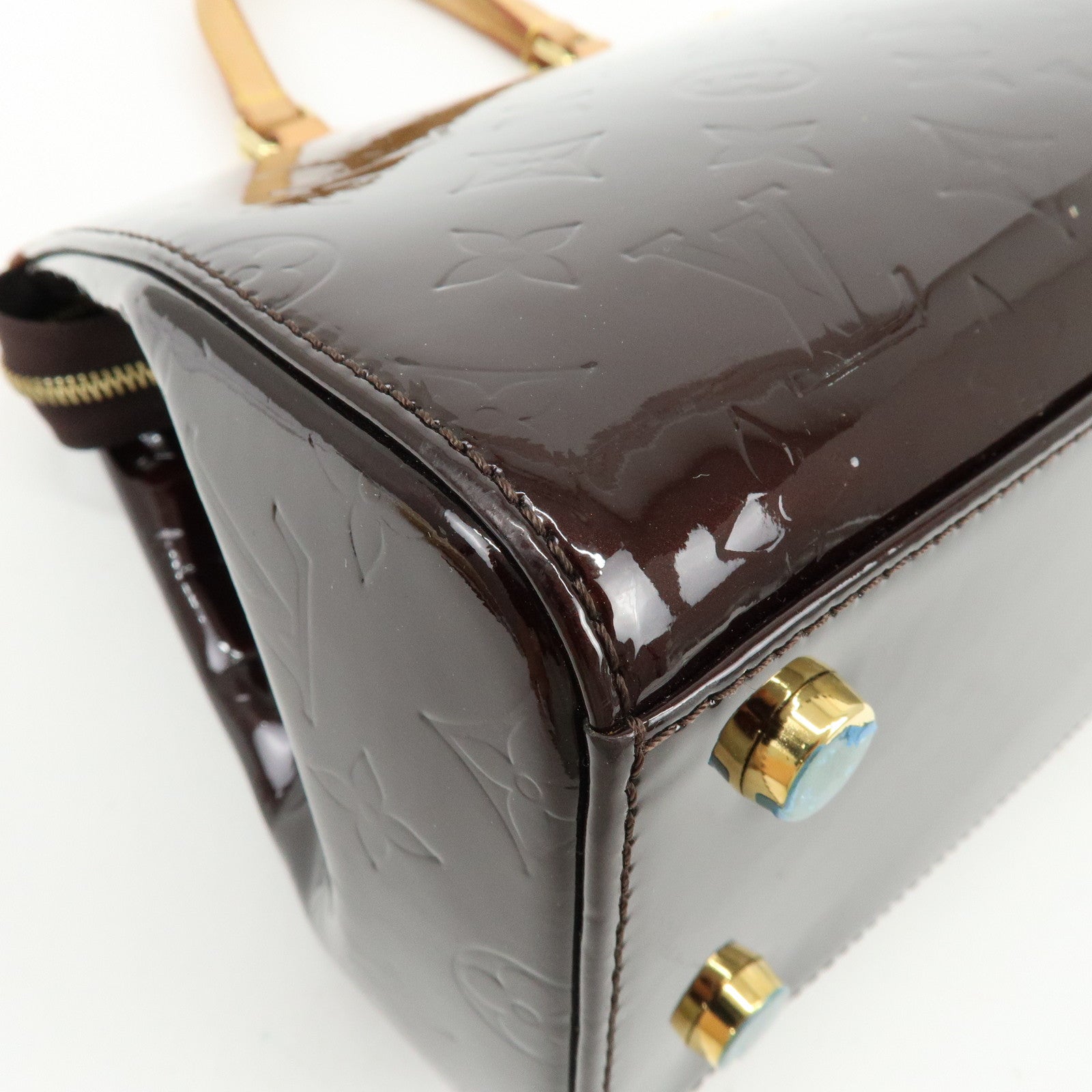 Louis Vuitton Monogram Vernis Brea MM 2Way Shoulder Bag Amarante M91619