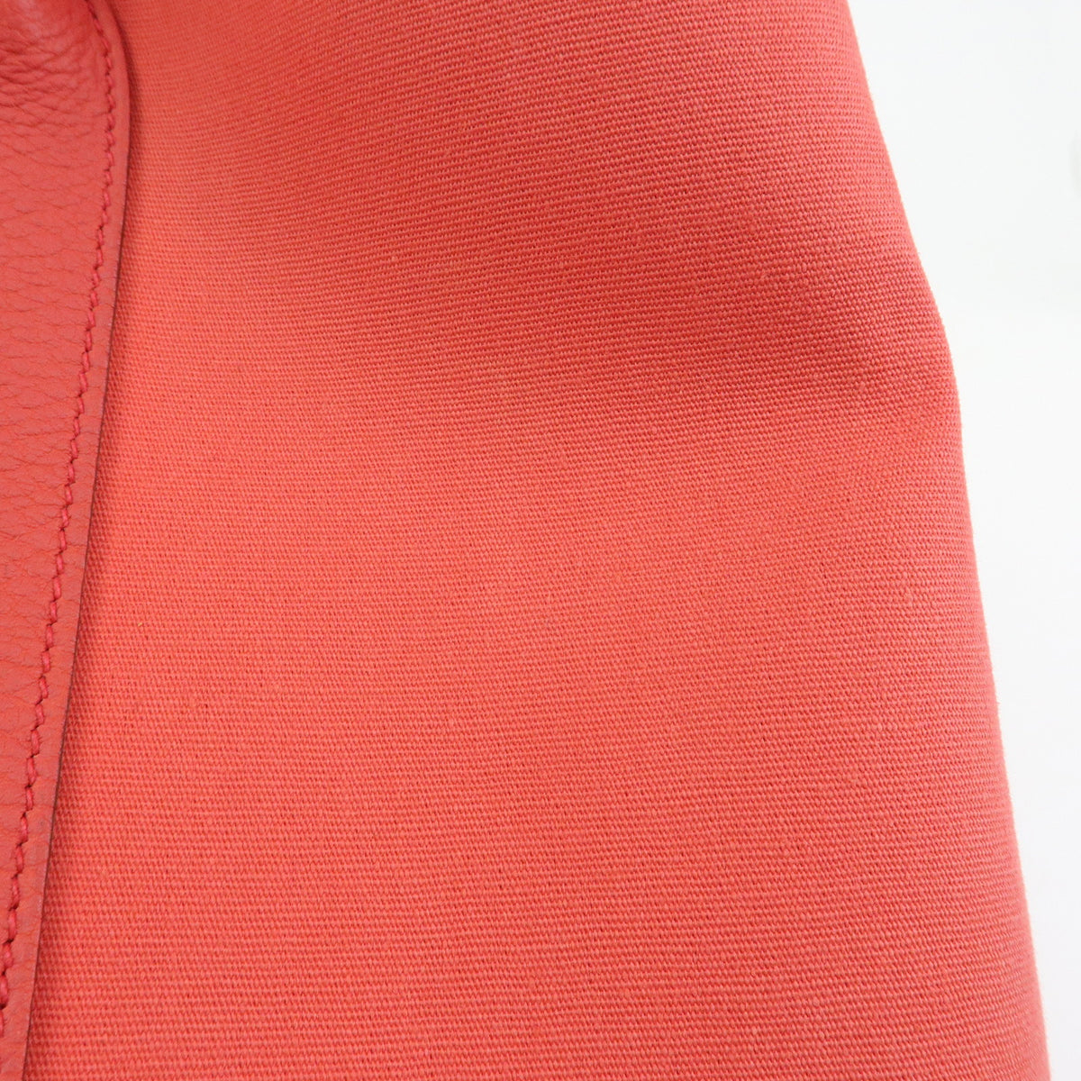 HERMES Garden Party PM Toile Ash Leather □N Stamped Tote Bag