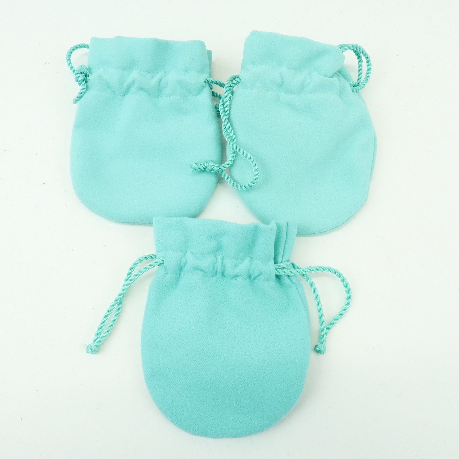 Tiffany&Co. Set of 9 Jewelry Box Drawstring Dust Bag Tiffany Blue