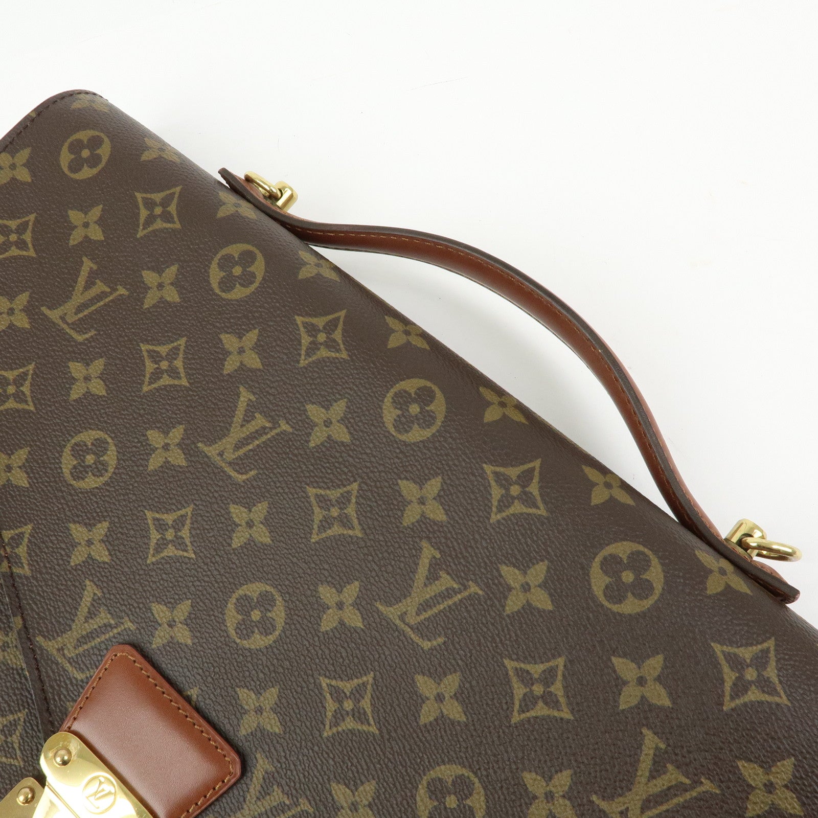 Louis Vuitton Monogram Port‑Documents Bandoulière Brown M53338