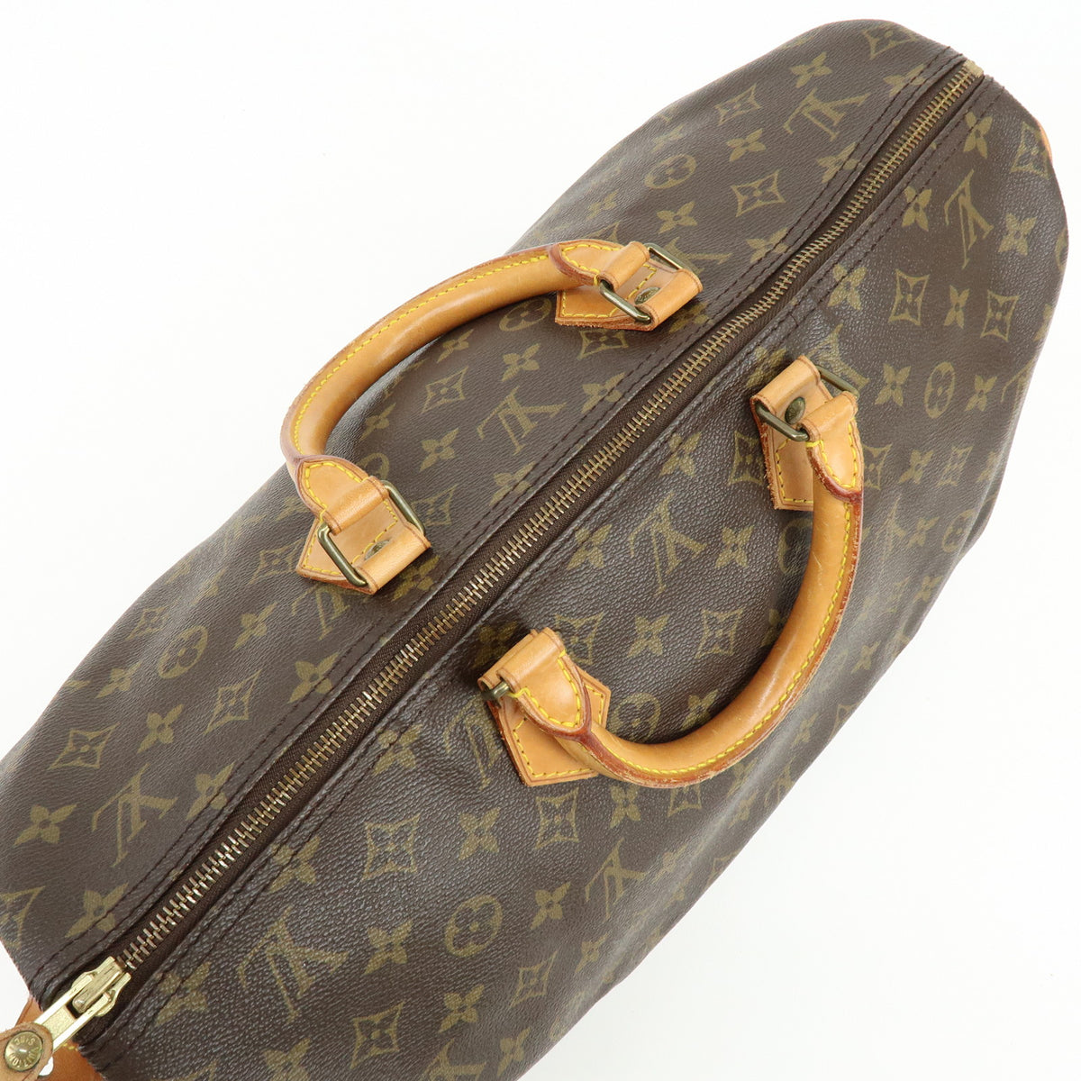 Louis Vuitton Monogram Speedy 40 Hand Bag Boston Bag Brown M41522